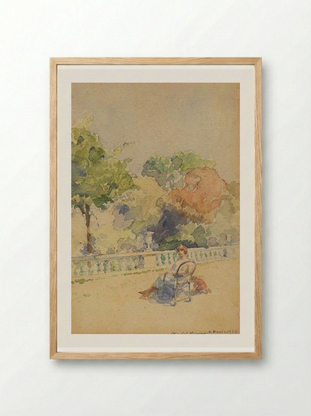 Spring Noon - Nicolae Vermont - Framed Print Wood