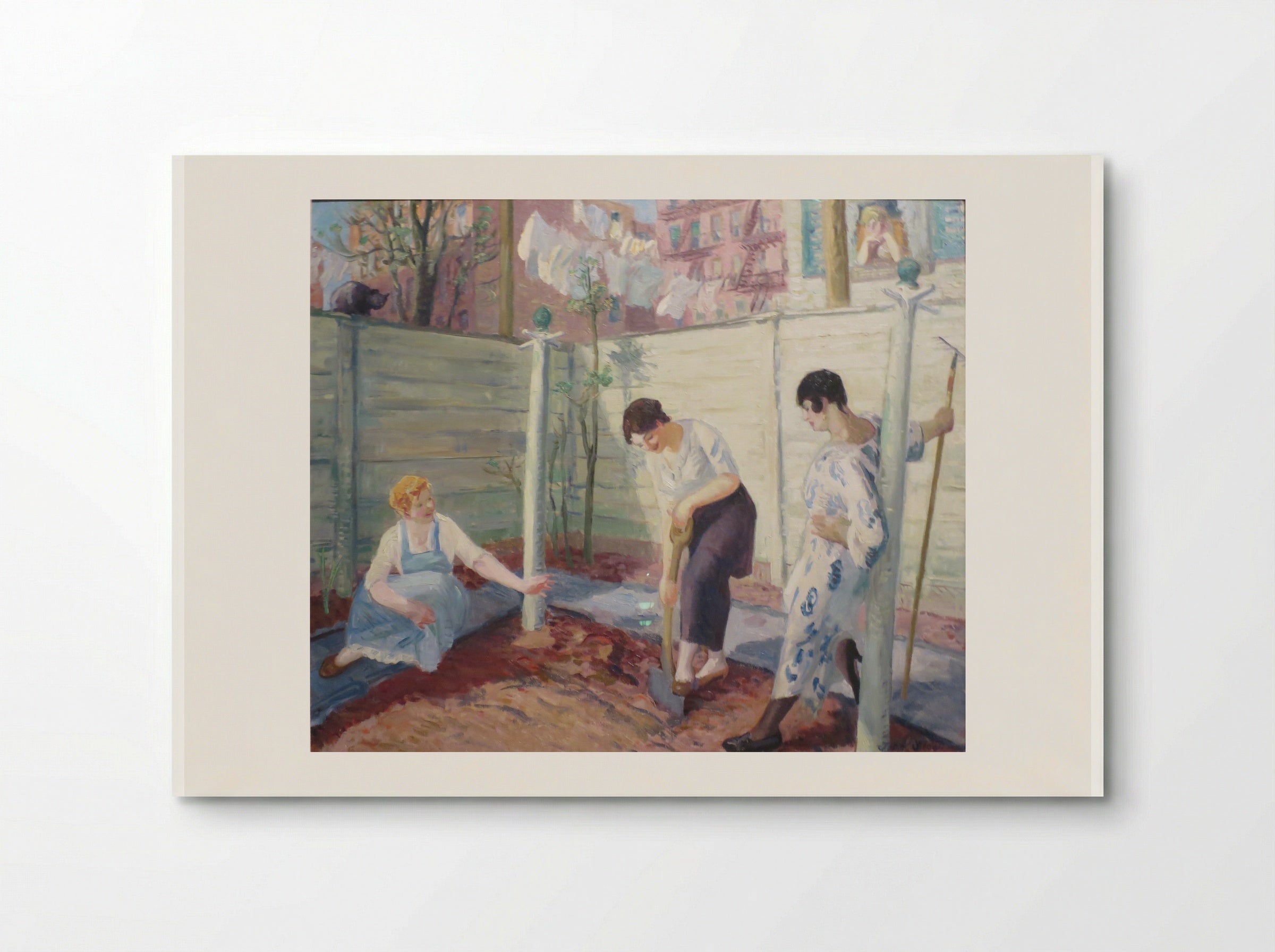 Spring Planting, Greenwich Village - John French Sloan - Poster