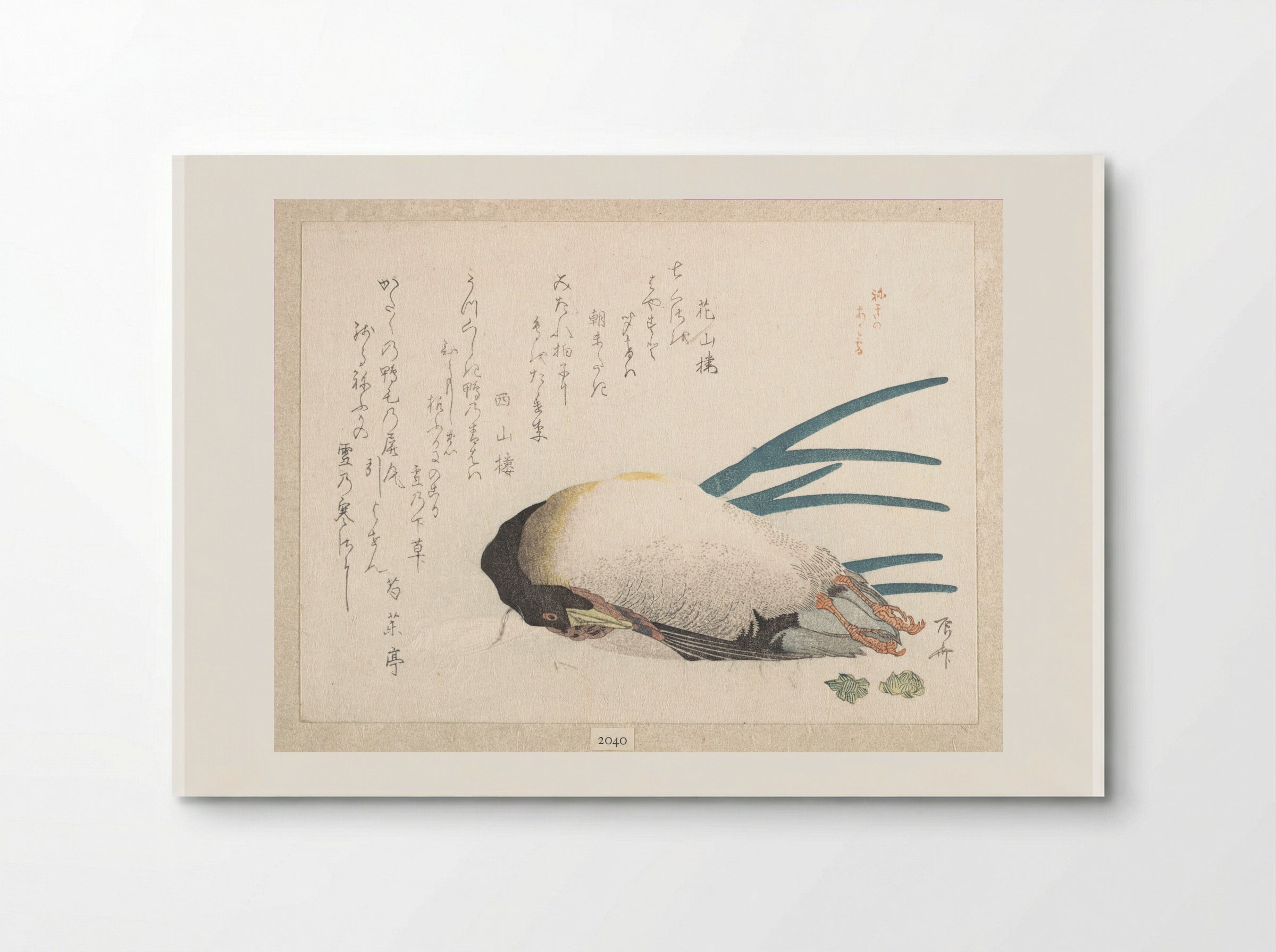 Spring Rain Collection: Duck and Scallions - Ryūryūkyo Shinsai - Poster
