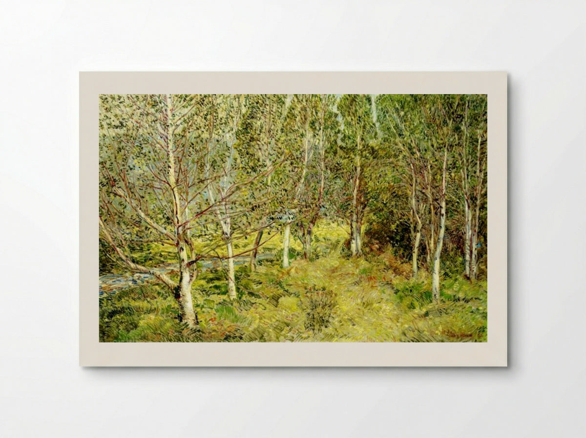 Spring Woods - Childe Hassam - Poster