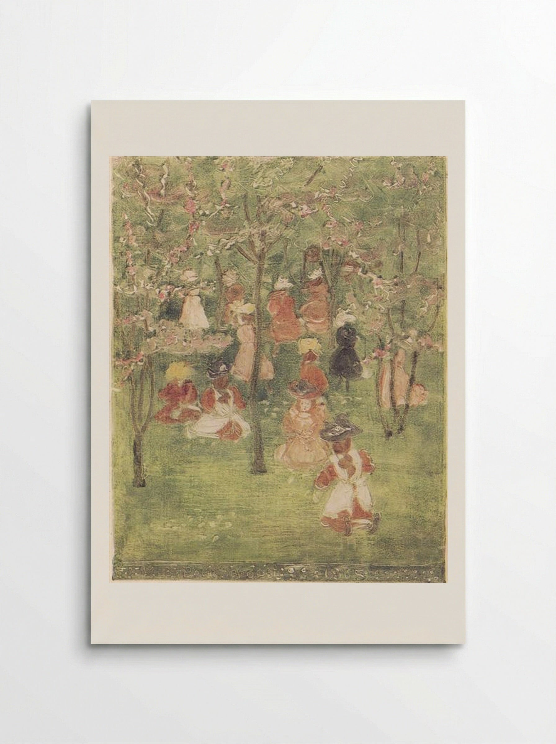 Spring in Franklin Park - Maurice Prendergast - Poster