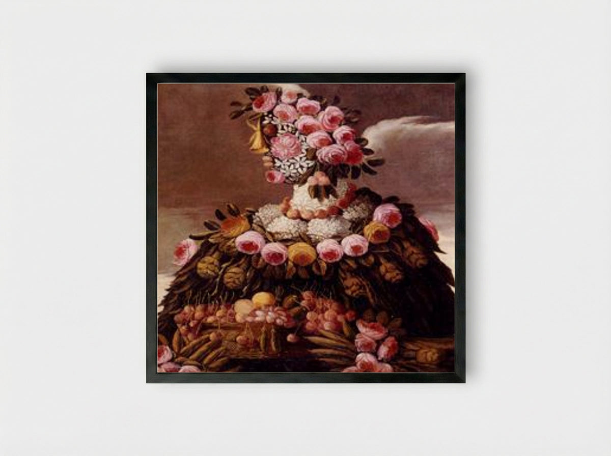 Spring - Giuseppe Arcimboldo - Framed Print Black
