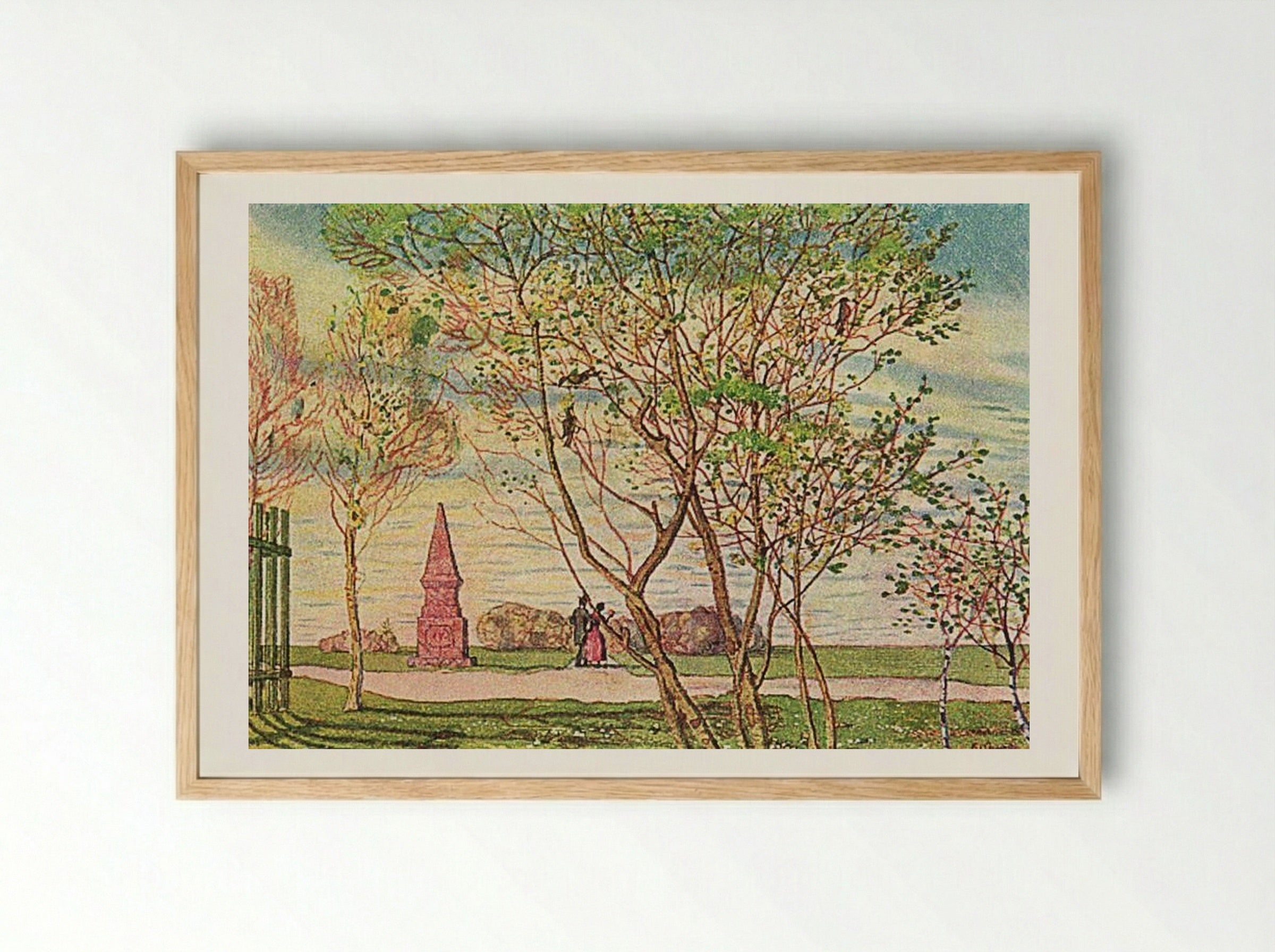Spring - Konstantin Somov - Framed Print Wood