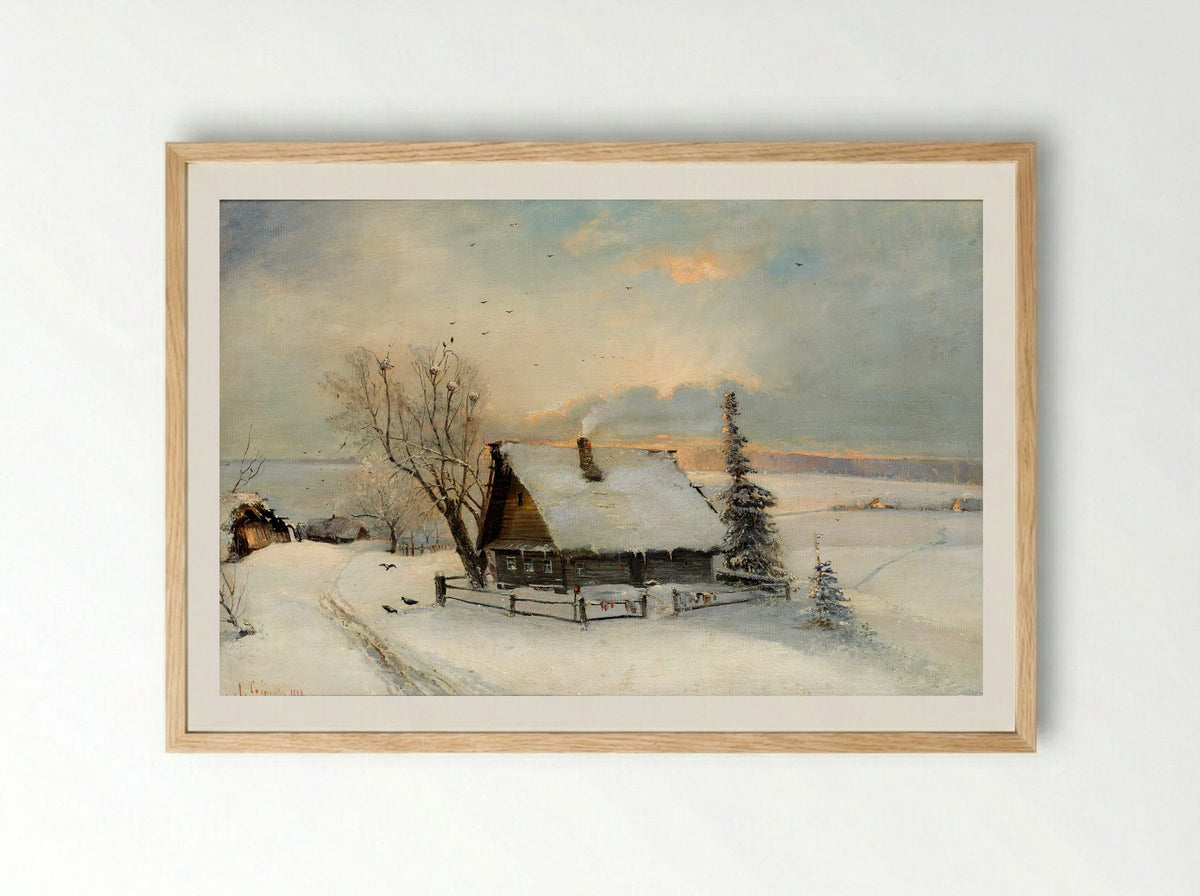 Spring - Aleksey Savrasov - Framed Print Wood