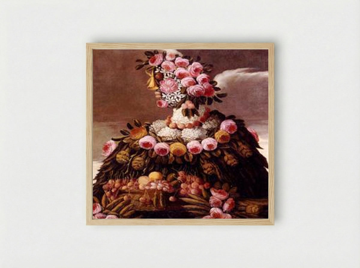 Spring - Giuseppe Arcimboldo - Framed Print Wood