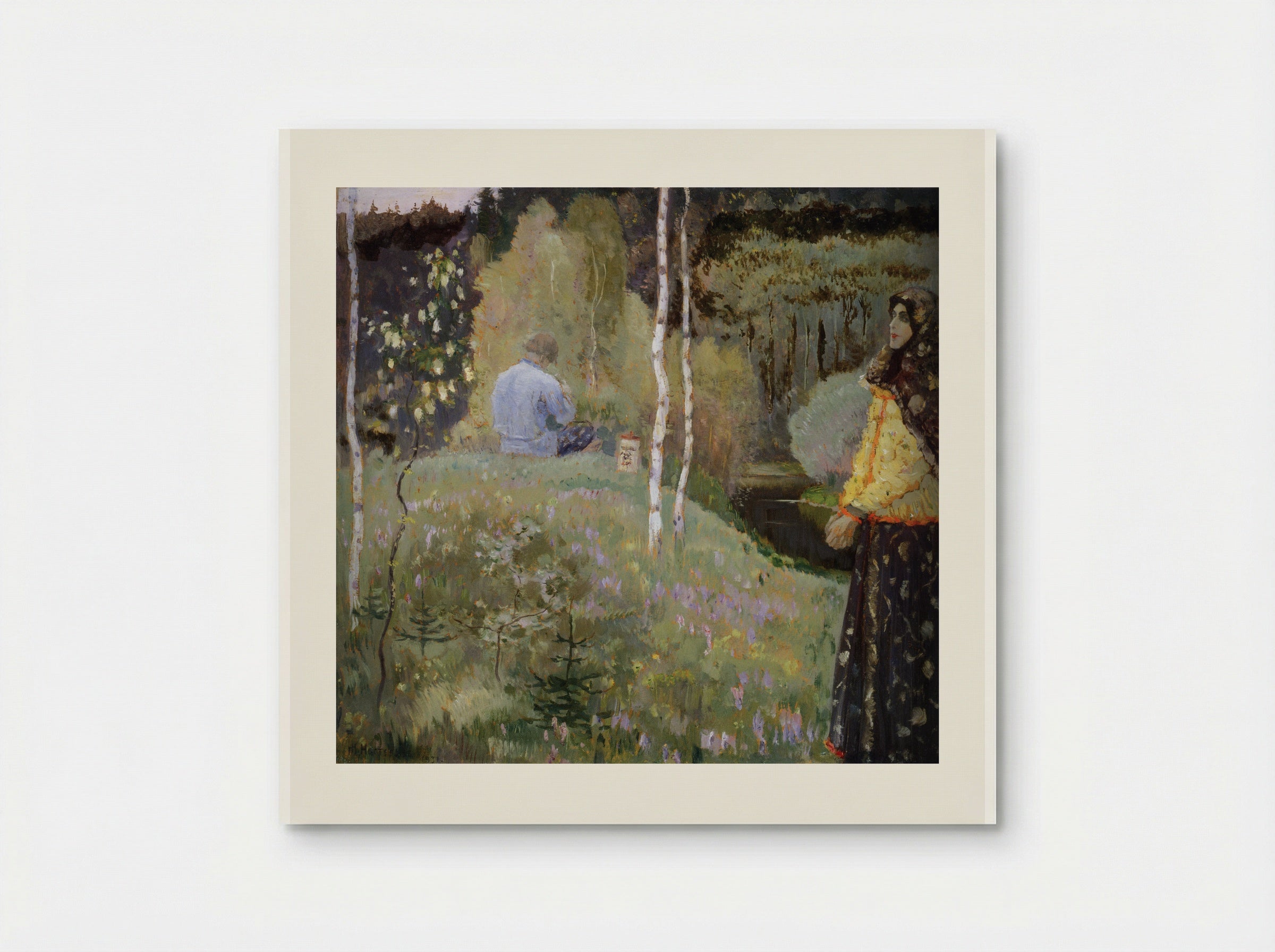 Spring - Mikhail Nesterov - Poster