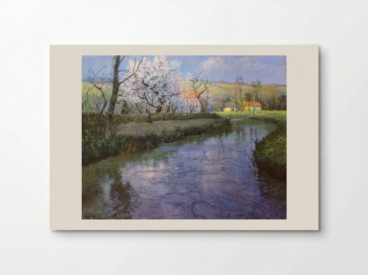 Springtime by the River - Frits Thaulow - Poster