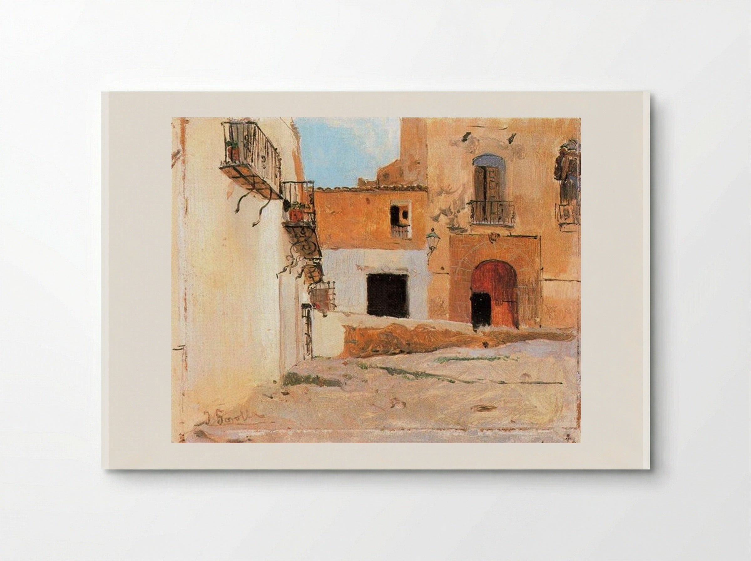 Square of Valencia - Joaquín Sorolla - Poster