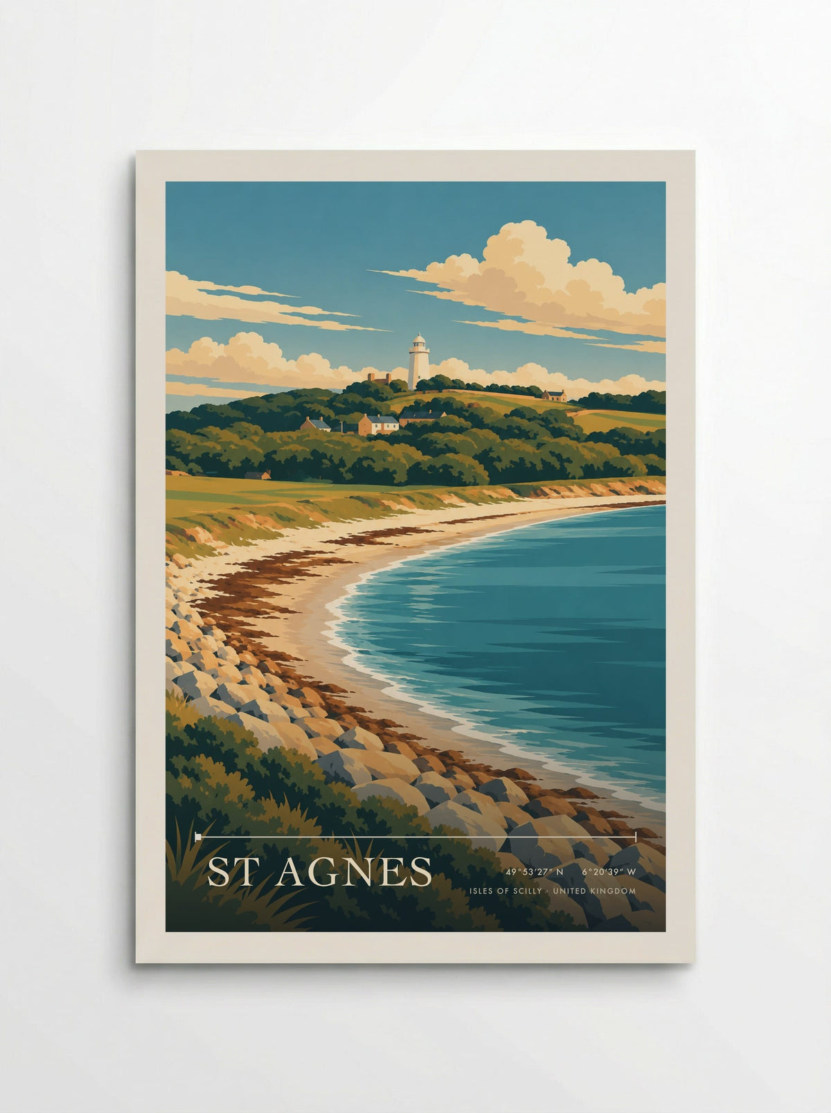 St Agnes, Isles of Scilly | Travel Poster - Poster