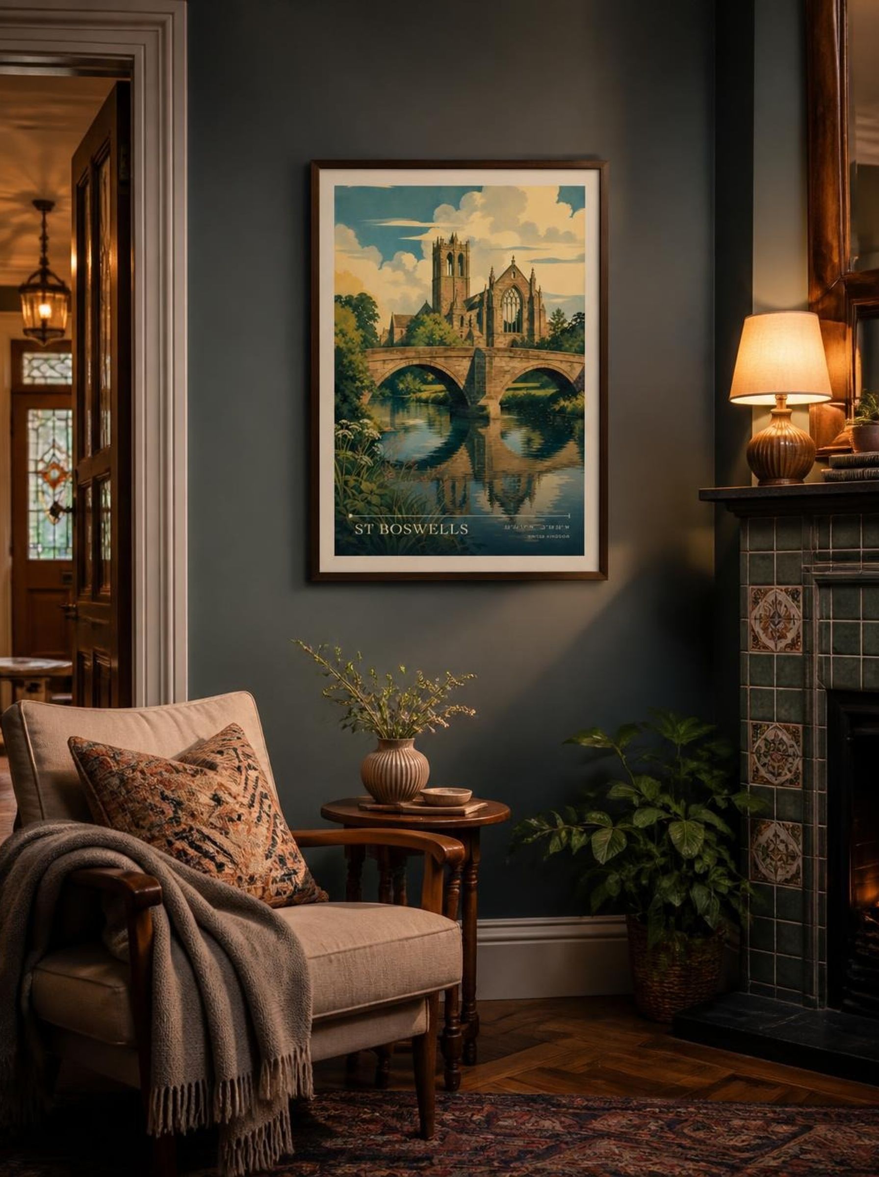 St Boswells United Kingdom Travel Poster - Lifestyle