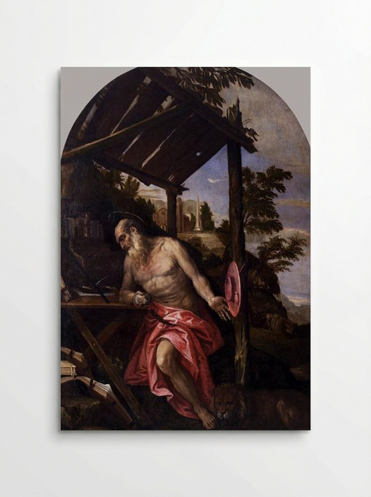 St Jerome in the Wilderness - Paolo Veronese - Poster