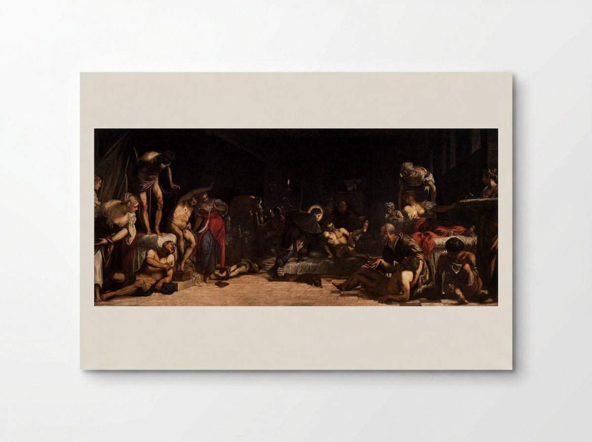 St Roch in the Hospital - Tintoretto - Poster