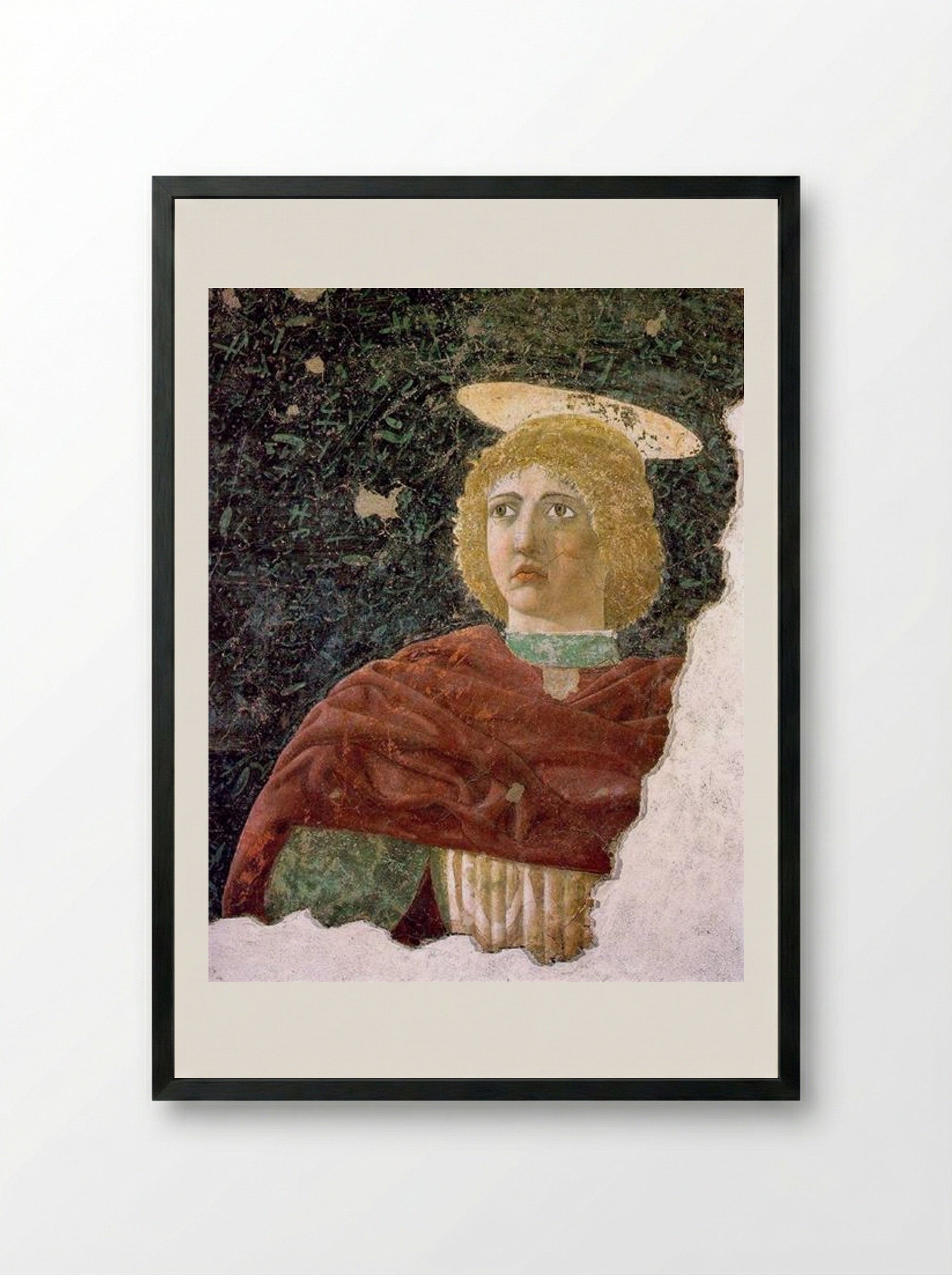 St. Julian - Piero della Francesca - Framed Print Black