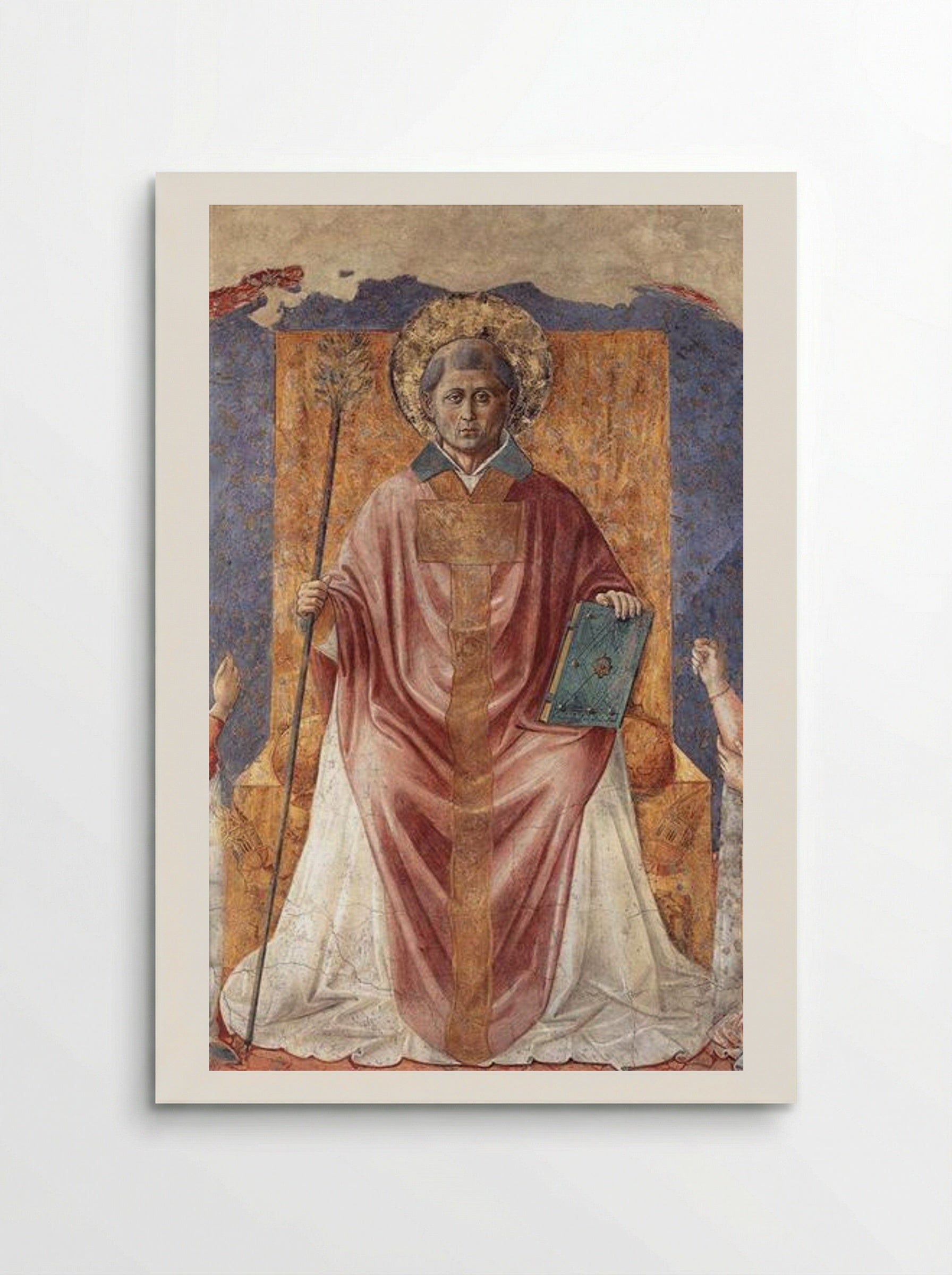St. Fortunatus Enthroned - Benozzo Gozzoli - Poster
