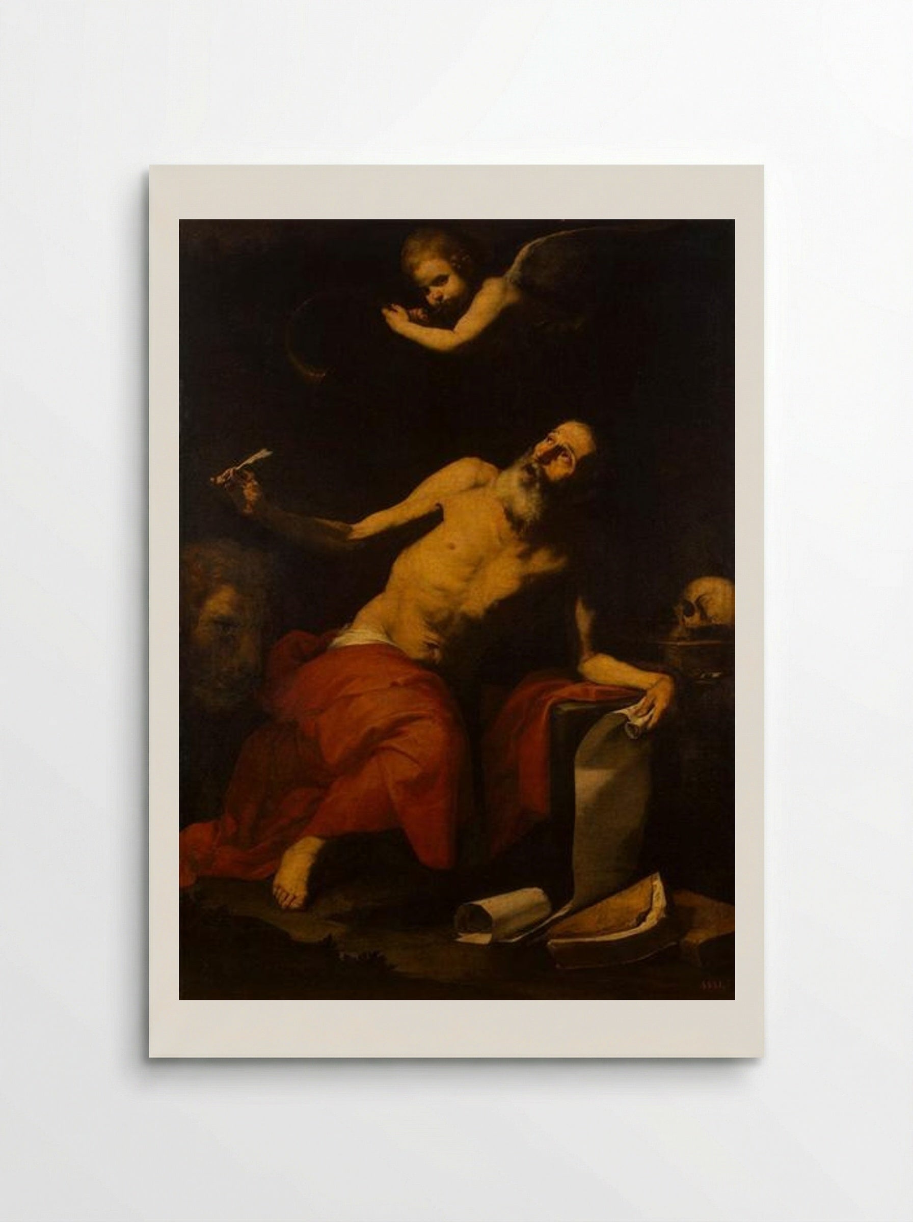 St. Jerome Hears the Last Trumpet - Jusepe de Ribera - Poster