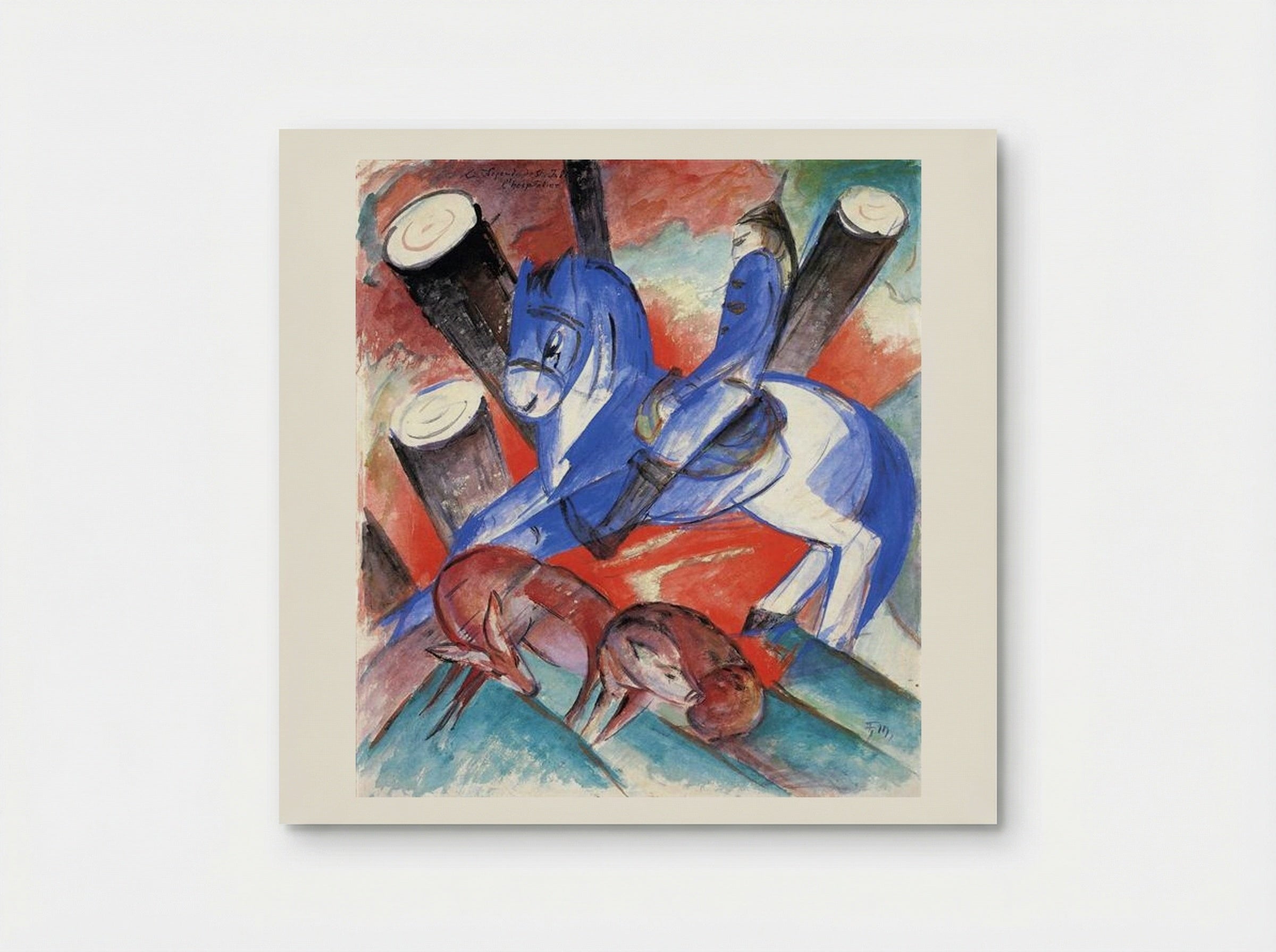 St. Julian the Hospitaller - Franz Marc - Poster