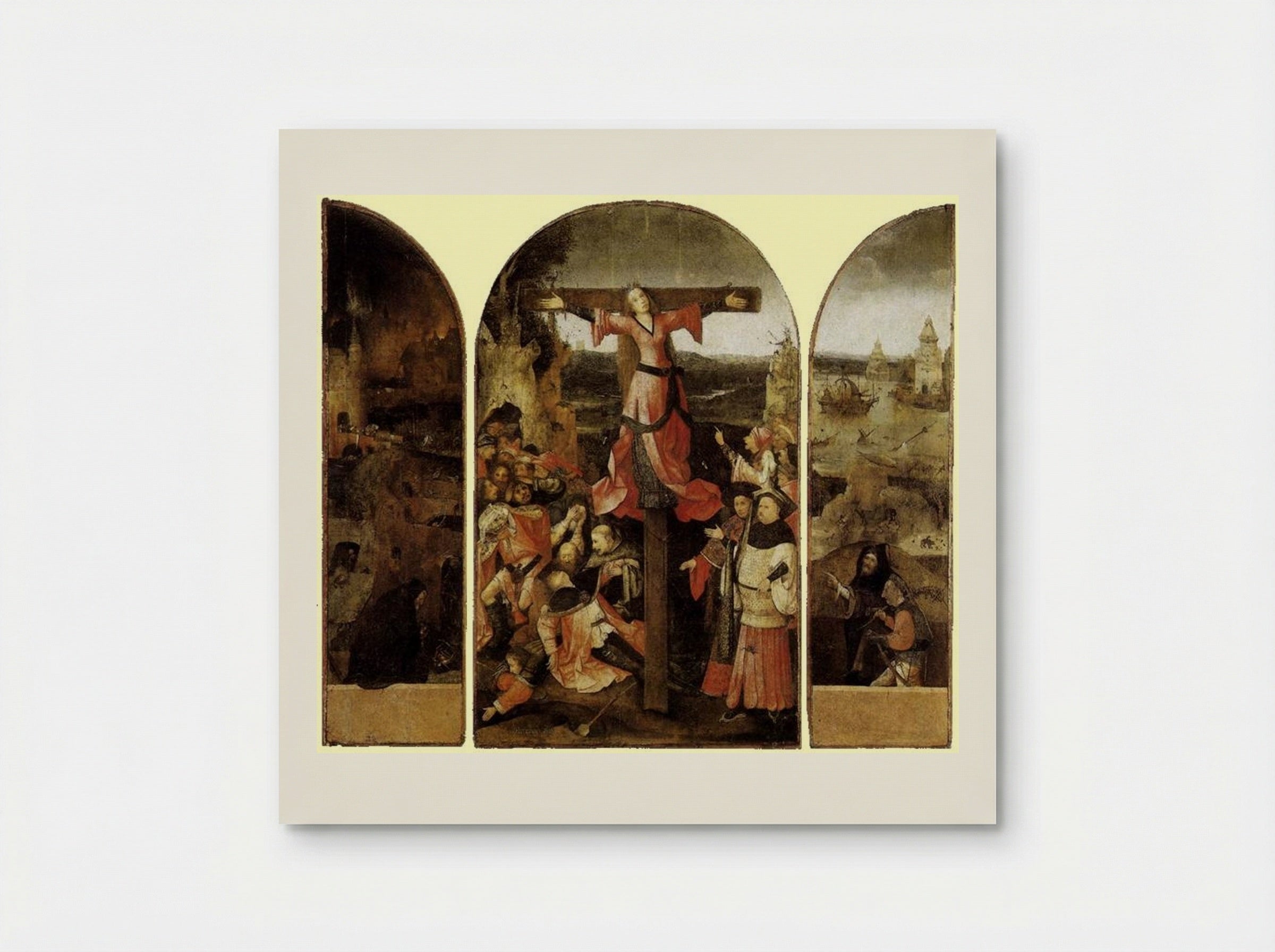 St. Liberata Triptych - Hieronymus Bosch - Poster