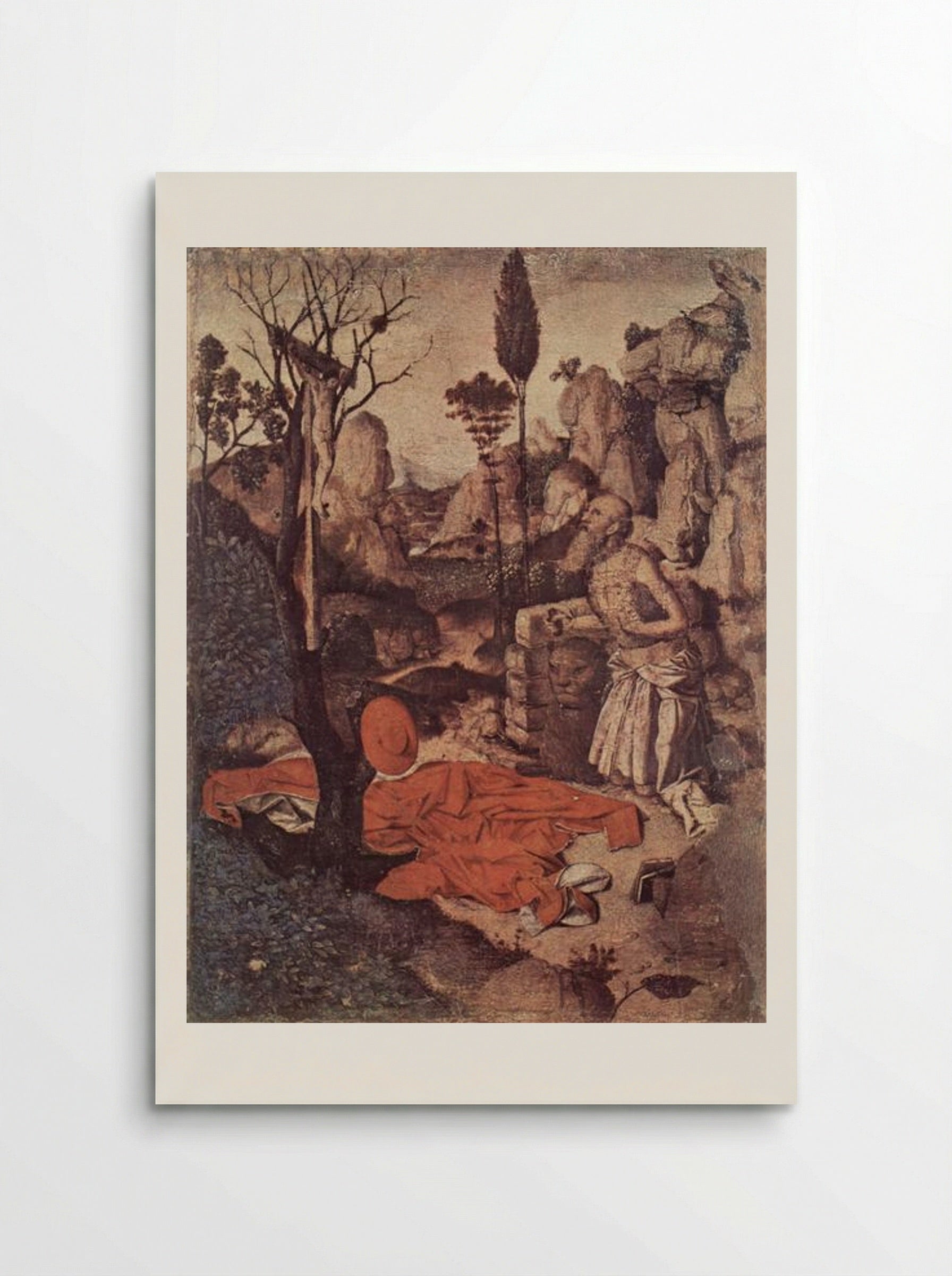 St. Jerome Penitent - Antonello da Messina - Poster