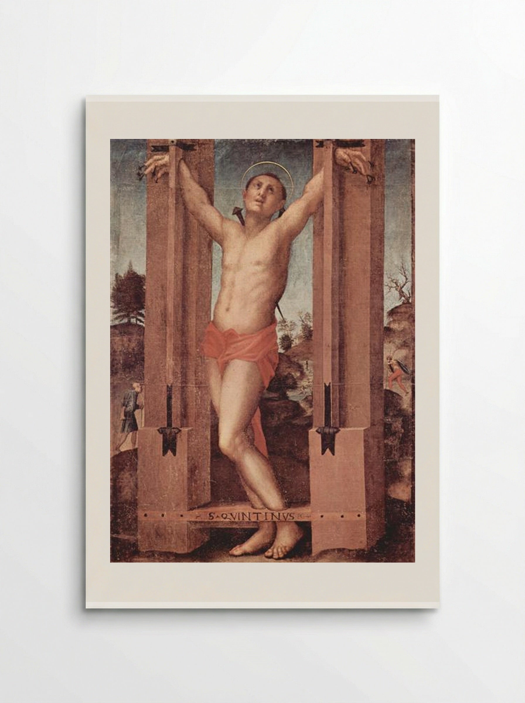 St. Quintinus - Jacopo Pontormo - Poster