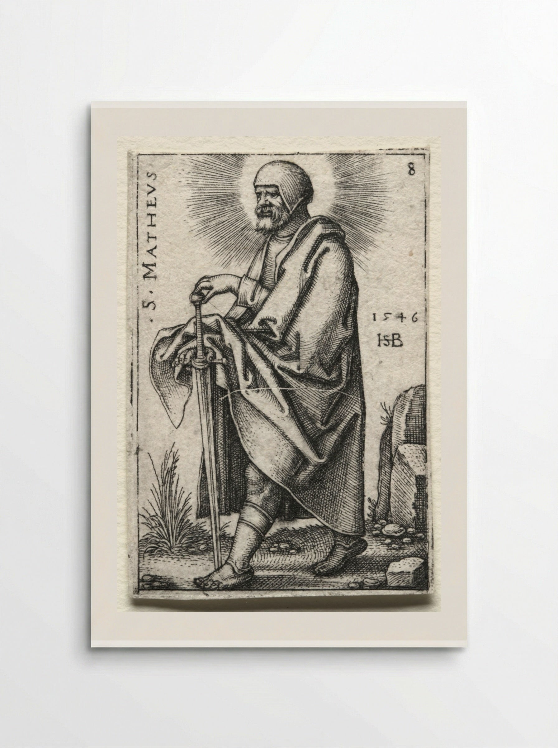 St. Matthew - Hans Sebald Beham - Poster
