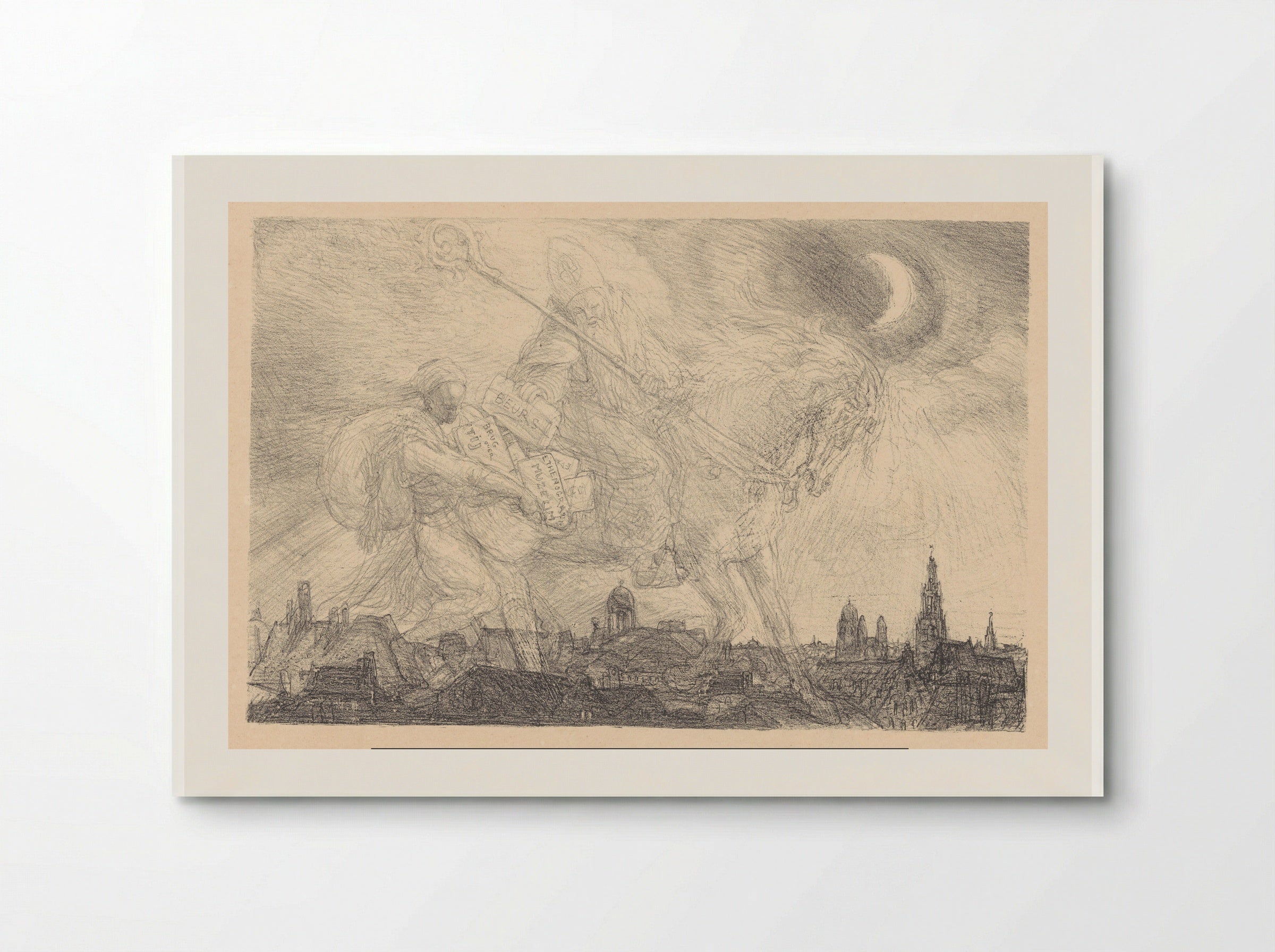 St. Nikolaas te Amsterdam - Marius Bauer - Poster