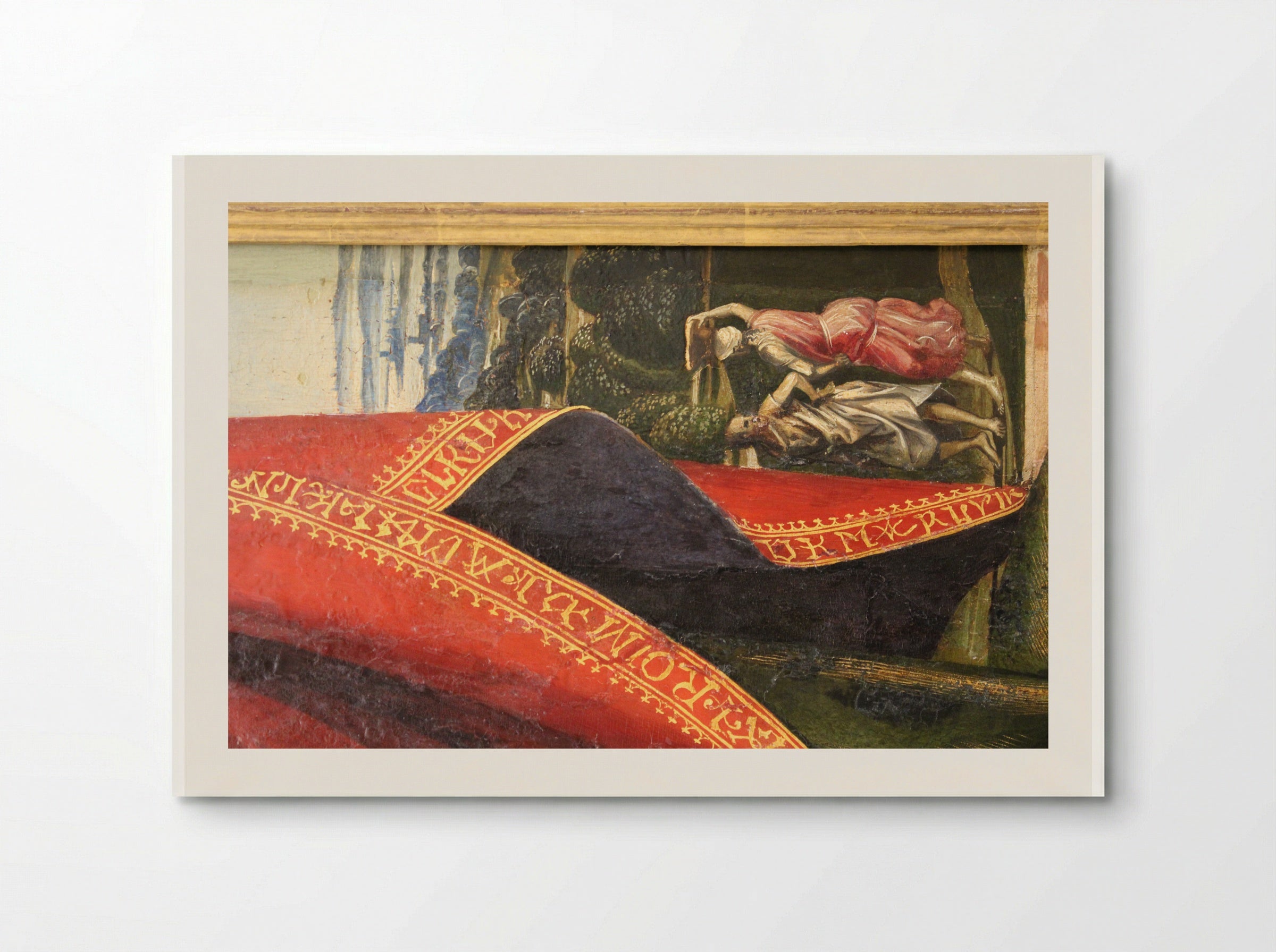 St. Augustine Altarpiece (left wing) - Luca Signorelli - Poster