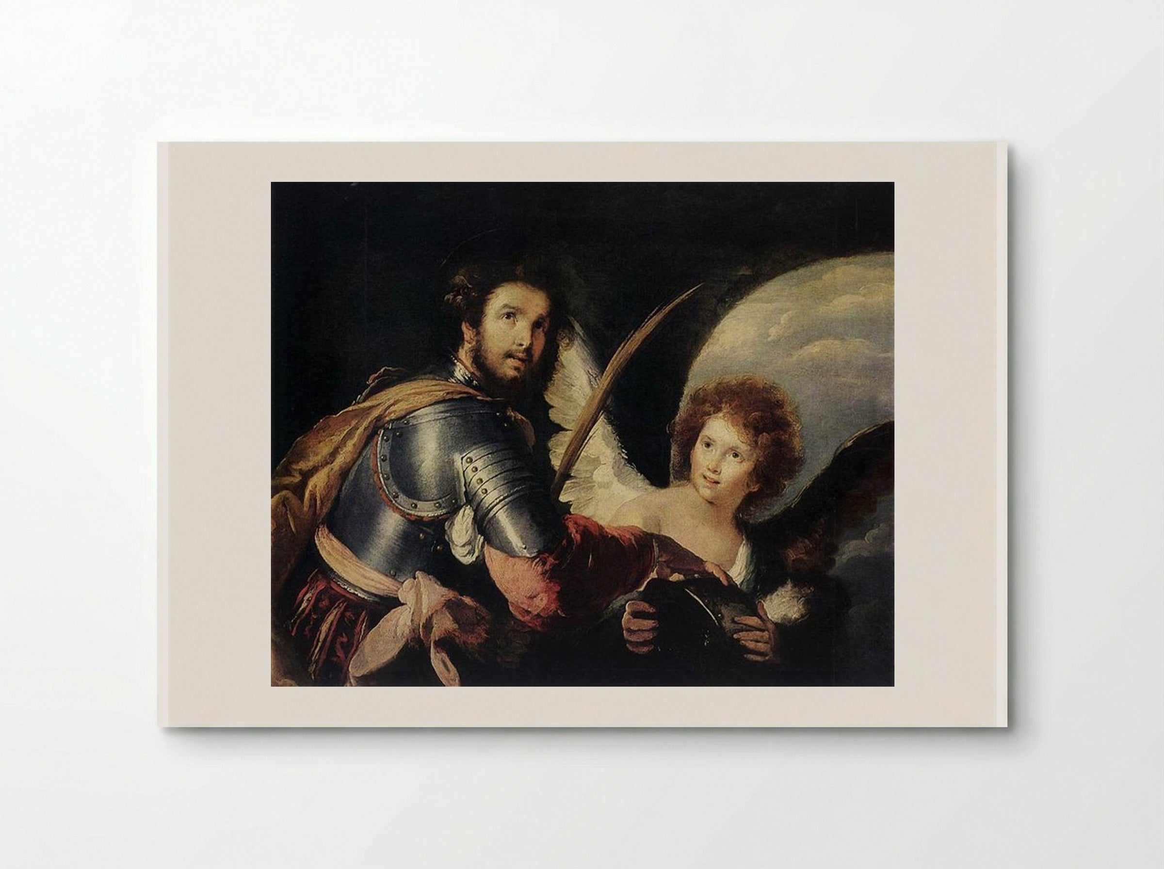 St. Maurice and the Angel - Bernardo Strozzi - Poster