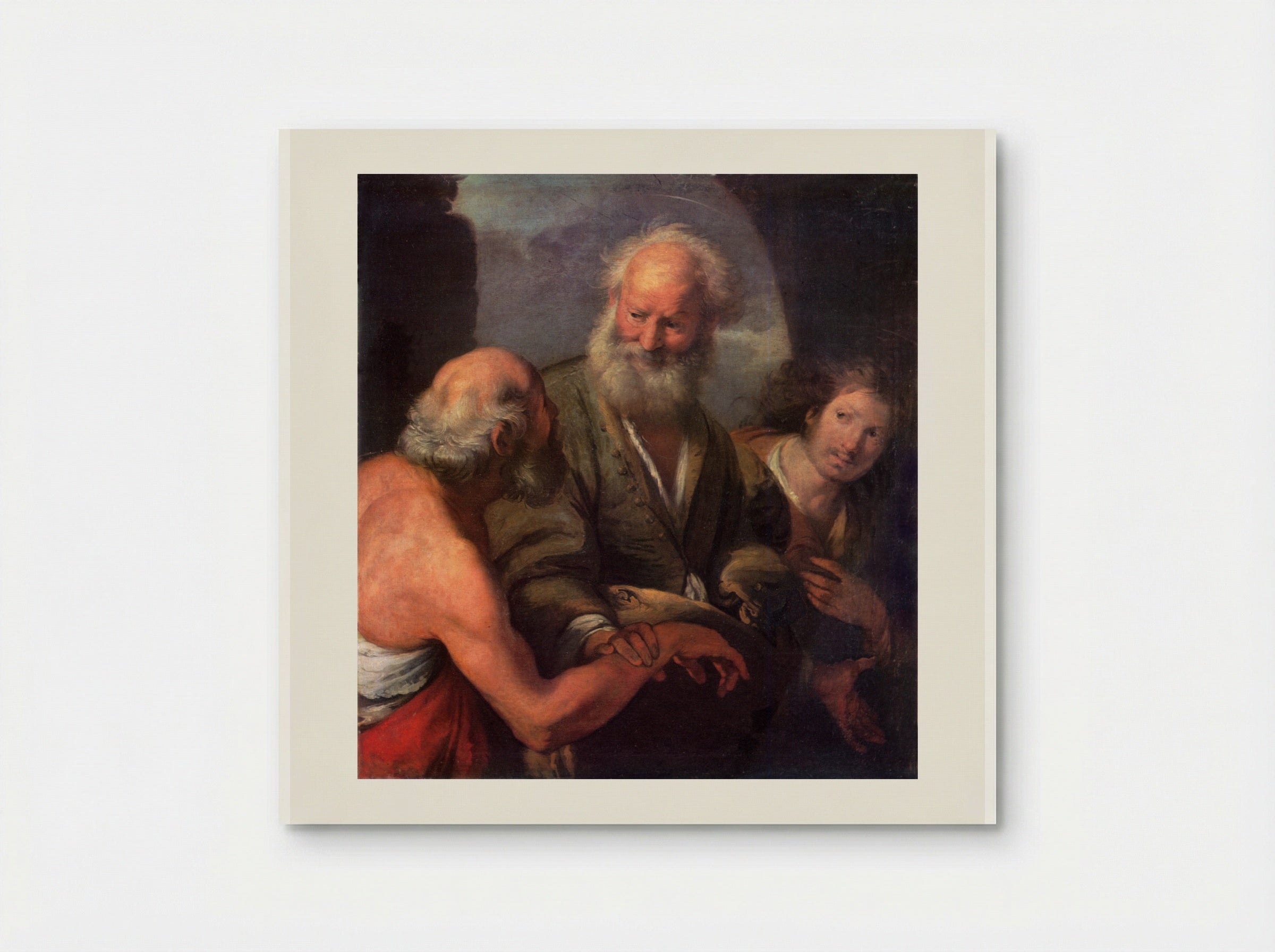 St. Peter Cures the Lame Beggar - Bernardo Strozzi - Poster