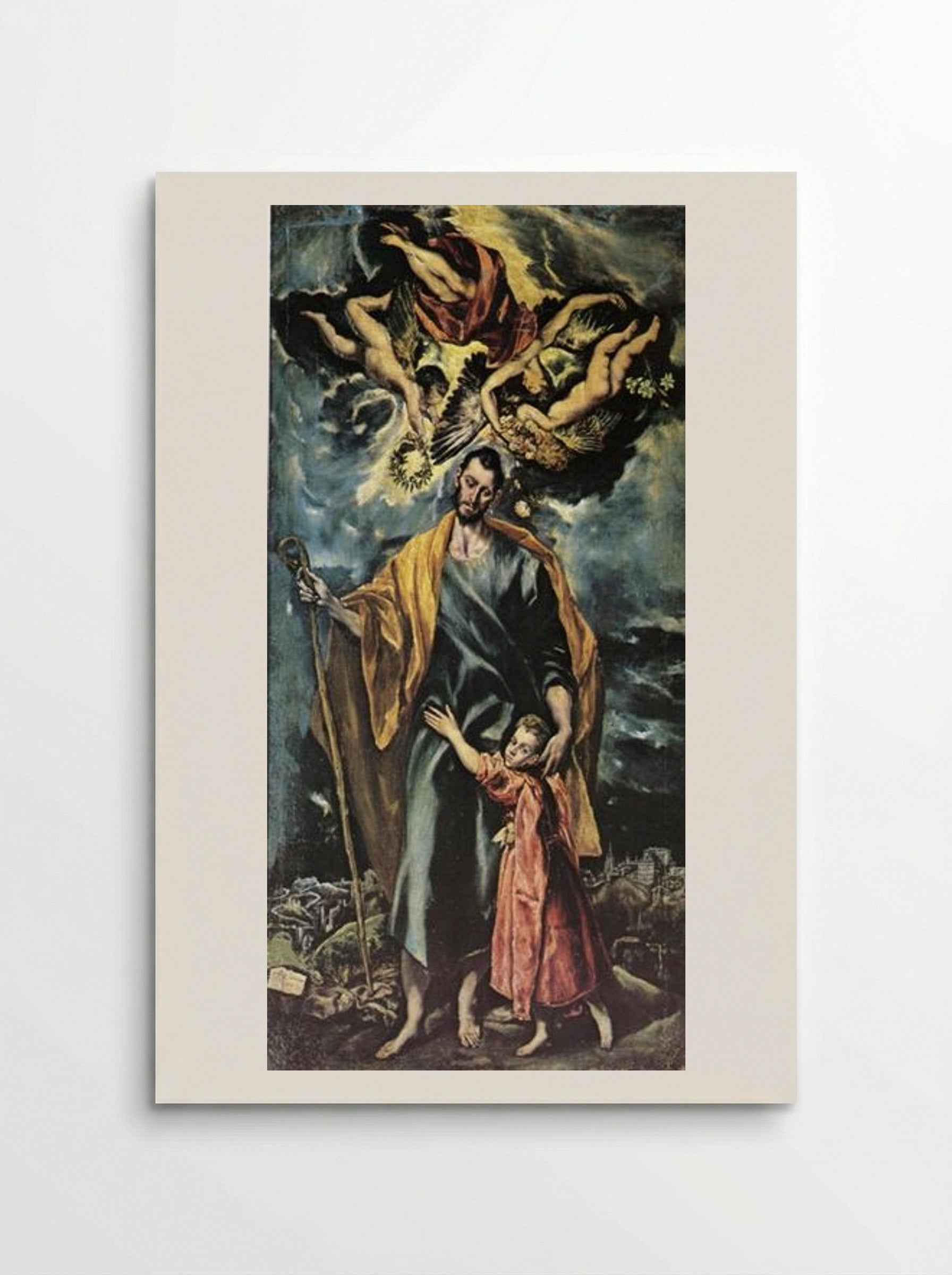 St. Joseph and the Christ Child - El Greco - Poster