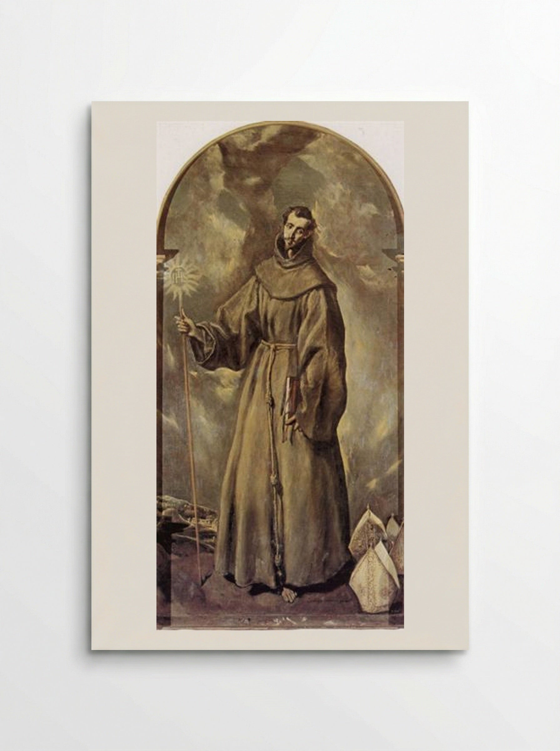 St. Bernardino of Siena - El Greco - Poster