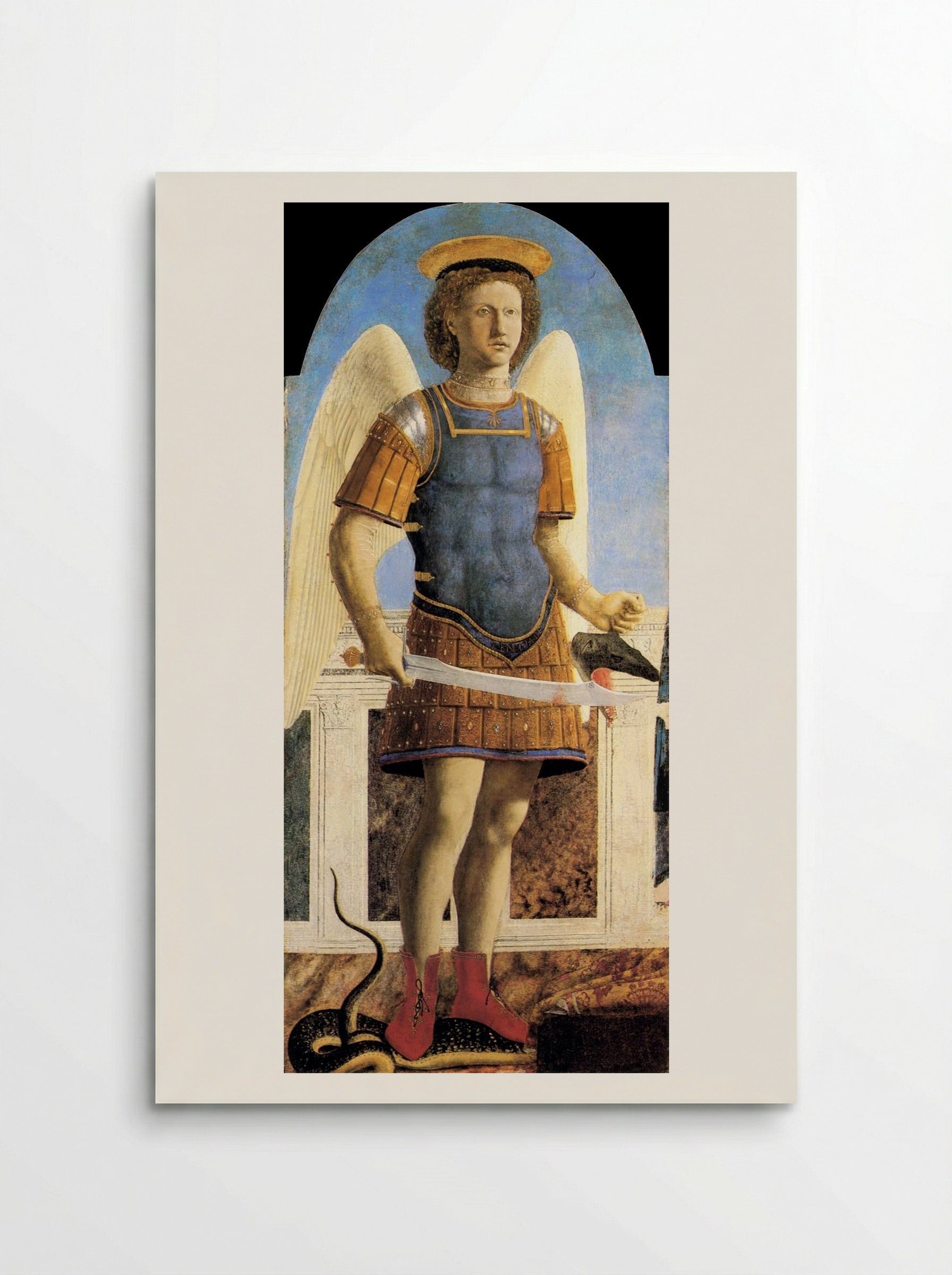 St. Michael the Archangel - Piero della Francesca - Poster