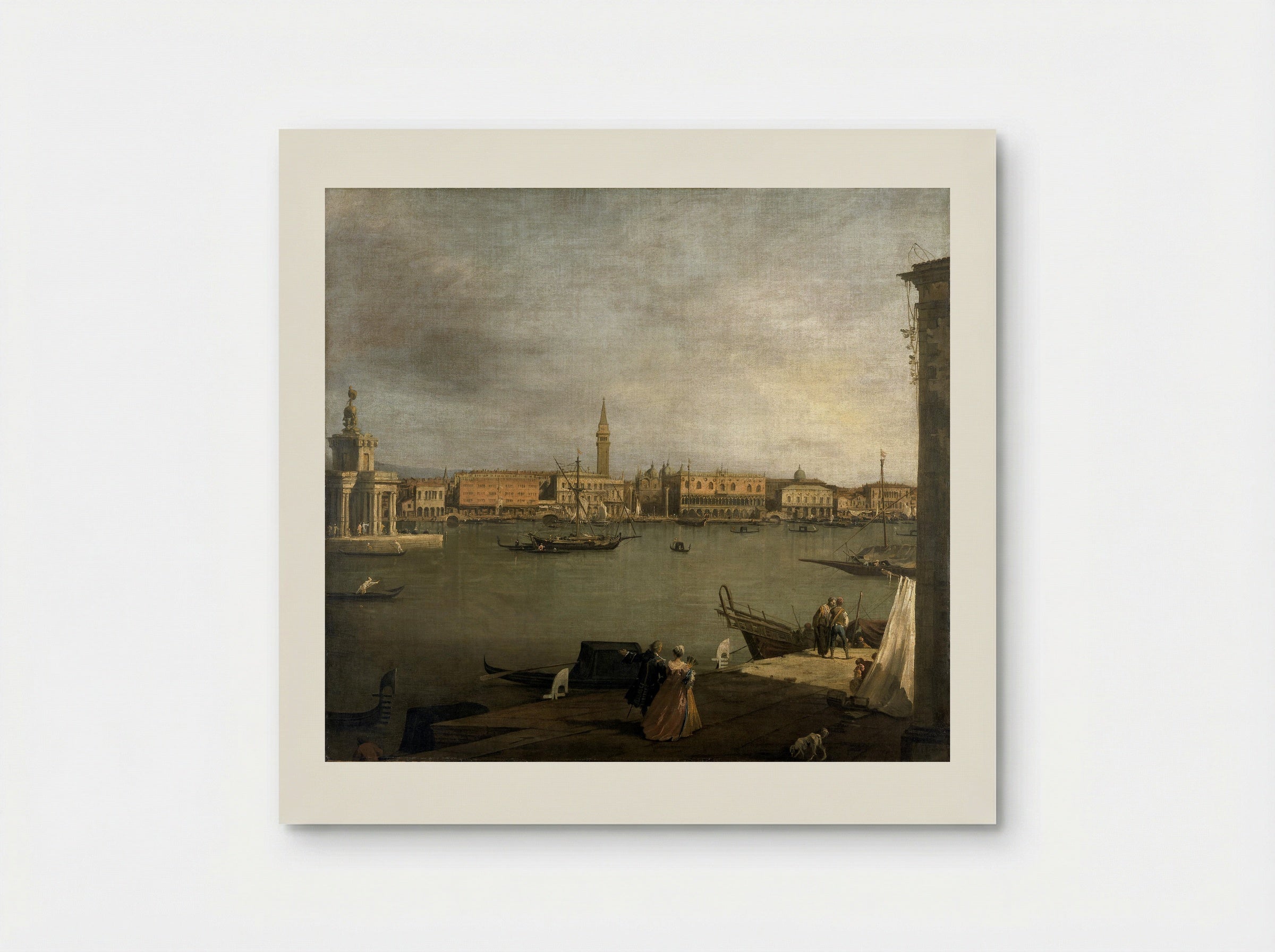 St. Mark's Basin from the Punta della Dogana - Canaletto - Poster
