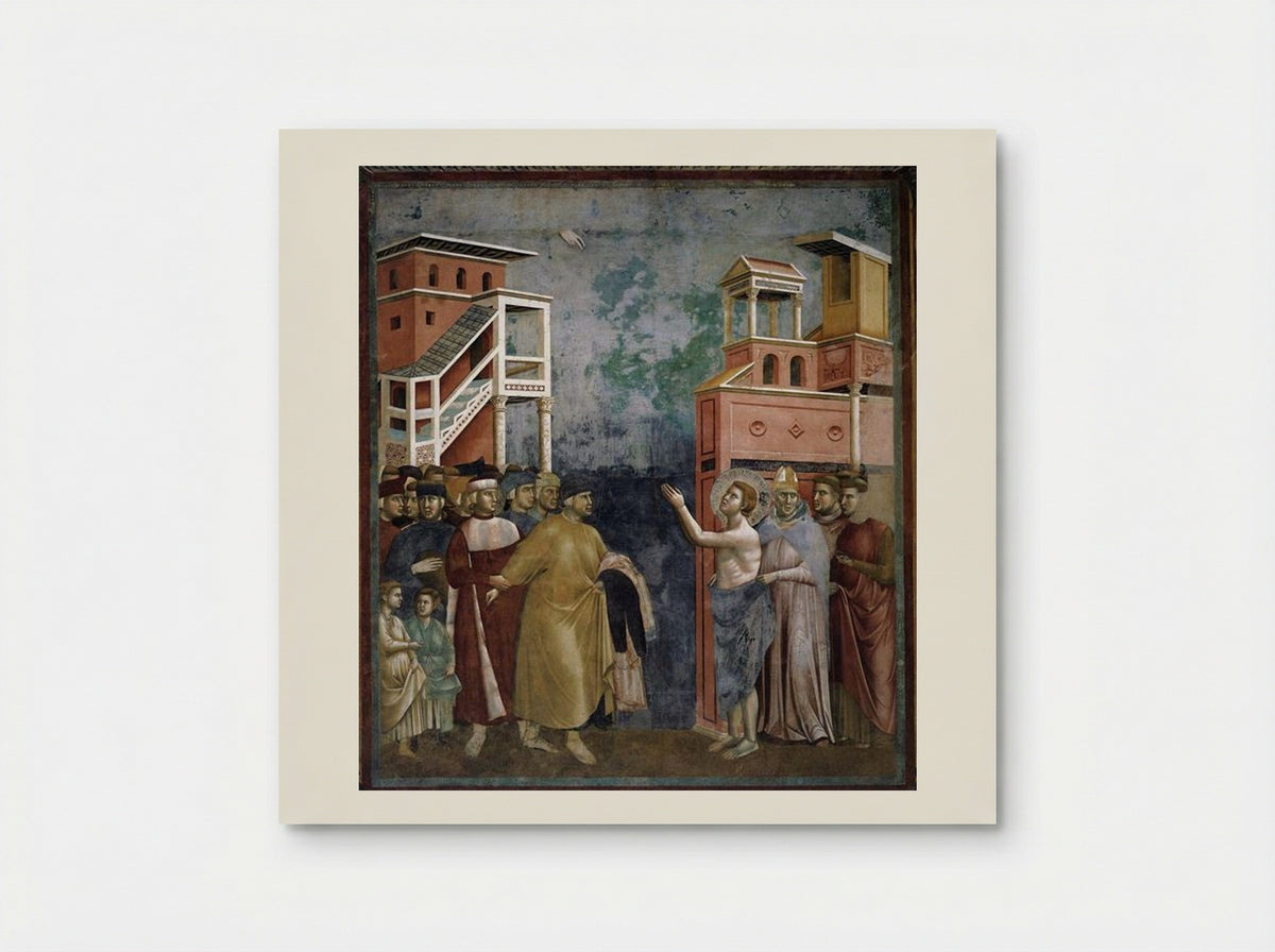St. Francis Renounces all Worldly Goods - Giotto di Bondone - Poster