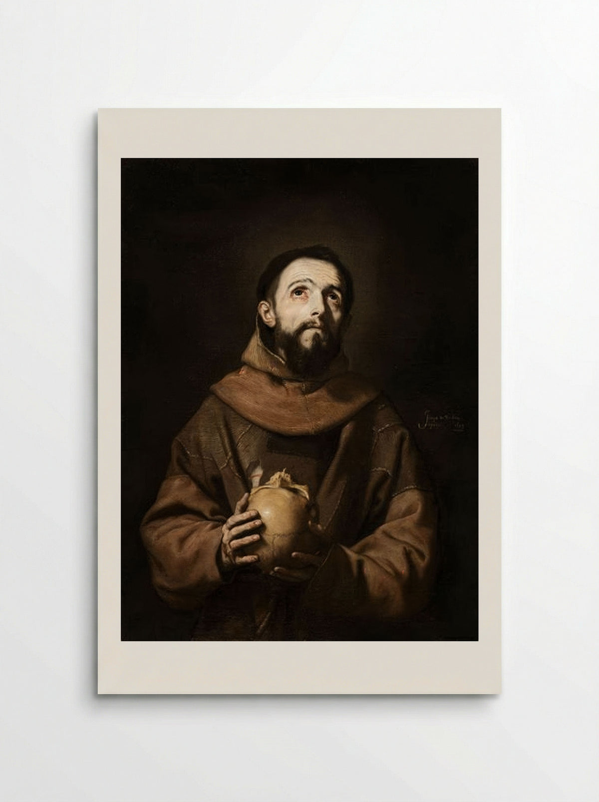 St. Francis of Assisi - Jusepe de Ribera - Poster
