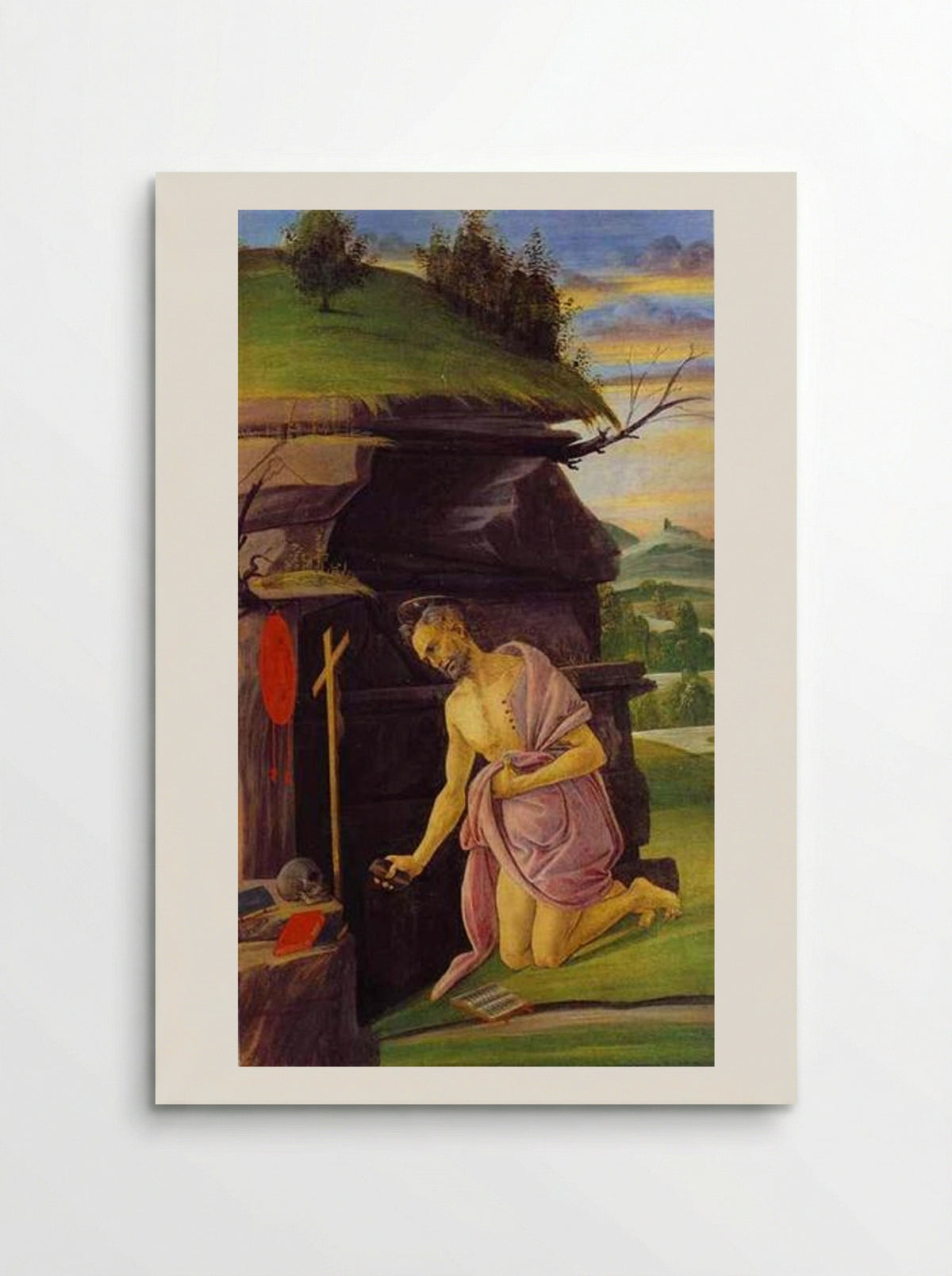 St. Jerome in the Wilderness - Sandro Botticelli - Poster
