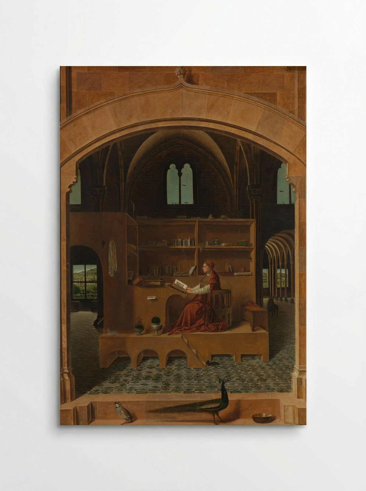 St. Jerome in His Study - Antonello da Messina - Poster