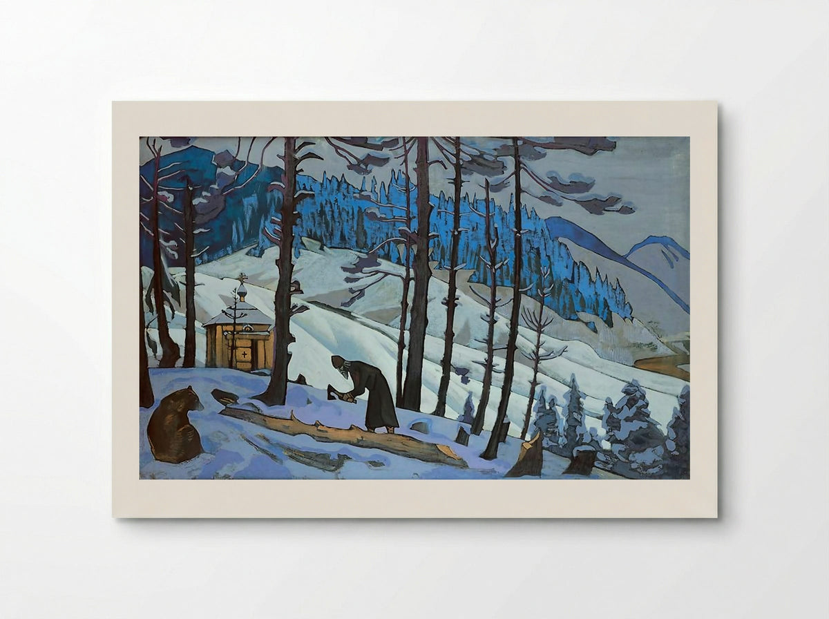 St. Sergius the Buildert - Nicholas Roerich - Poster