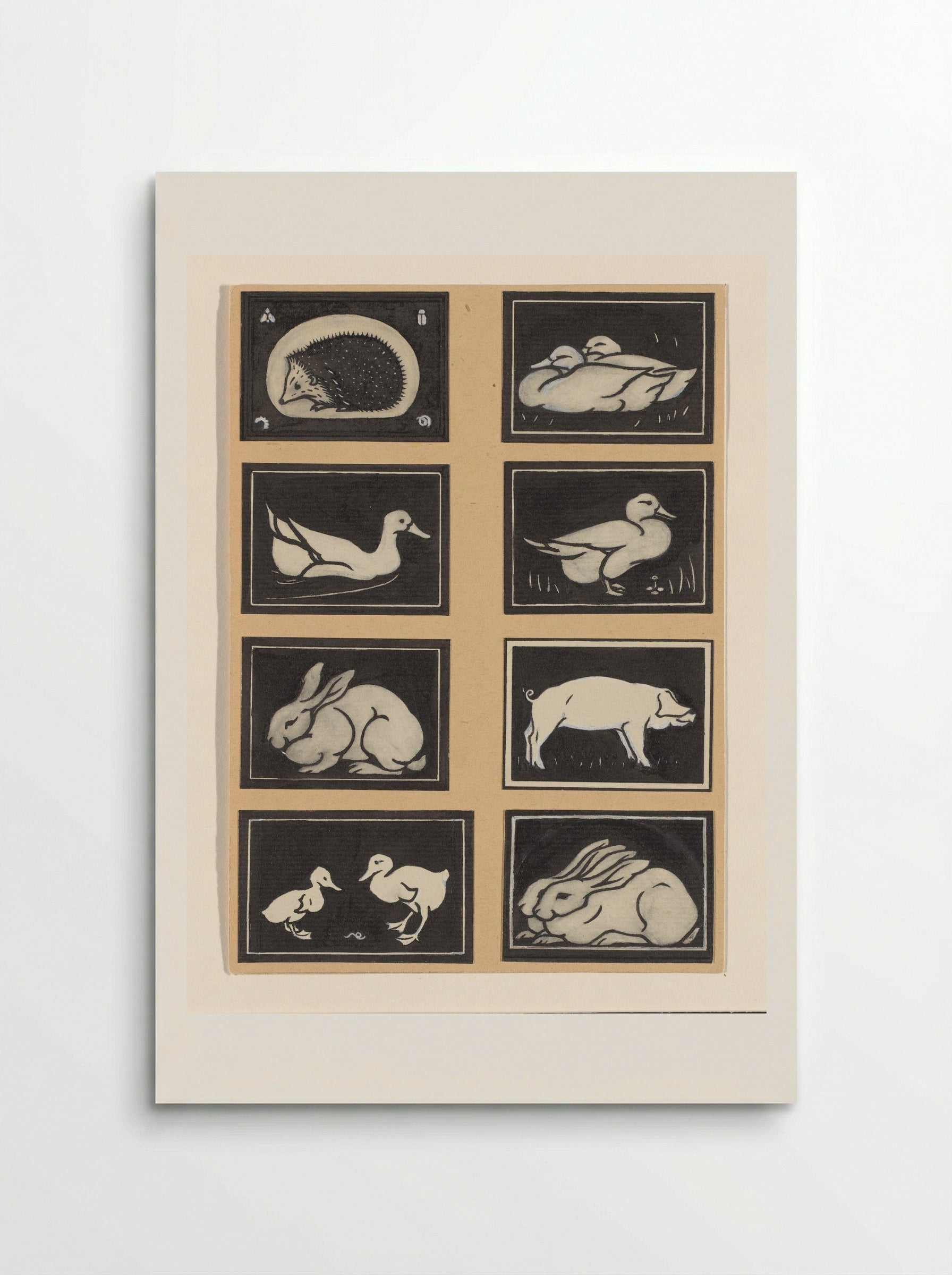 Staand varken (Standing Pig) - Julie de Graag - Poster