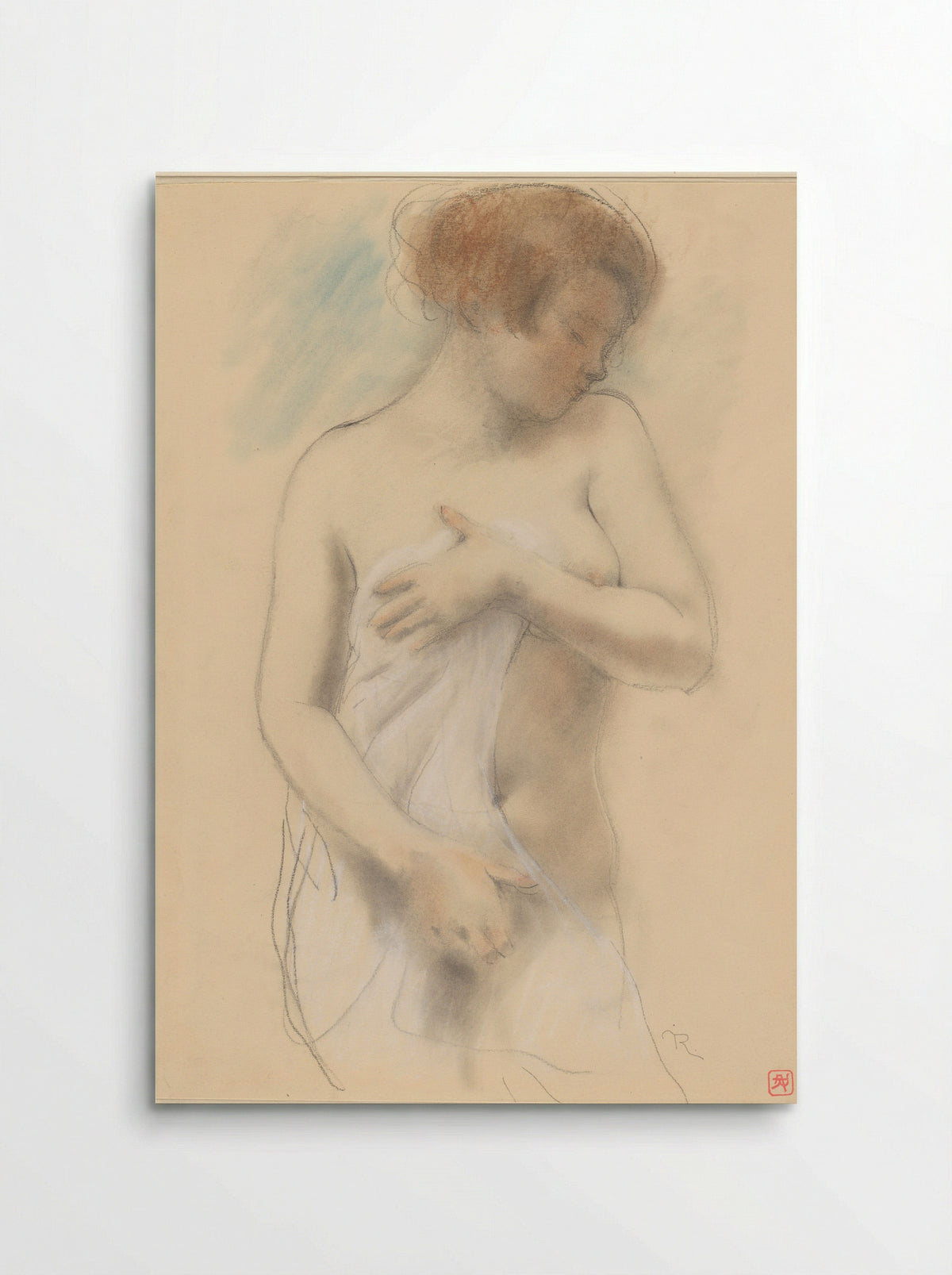 Staande naakte vrouw - Armand Rassenfosse - Poster