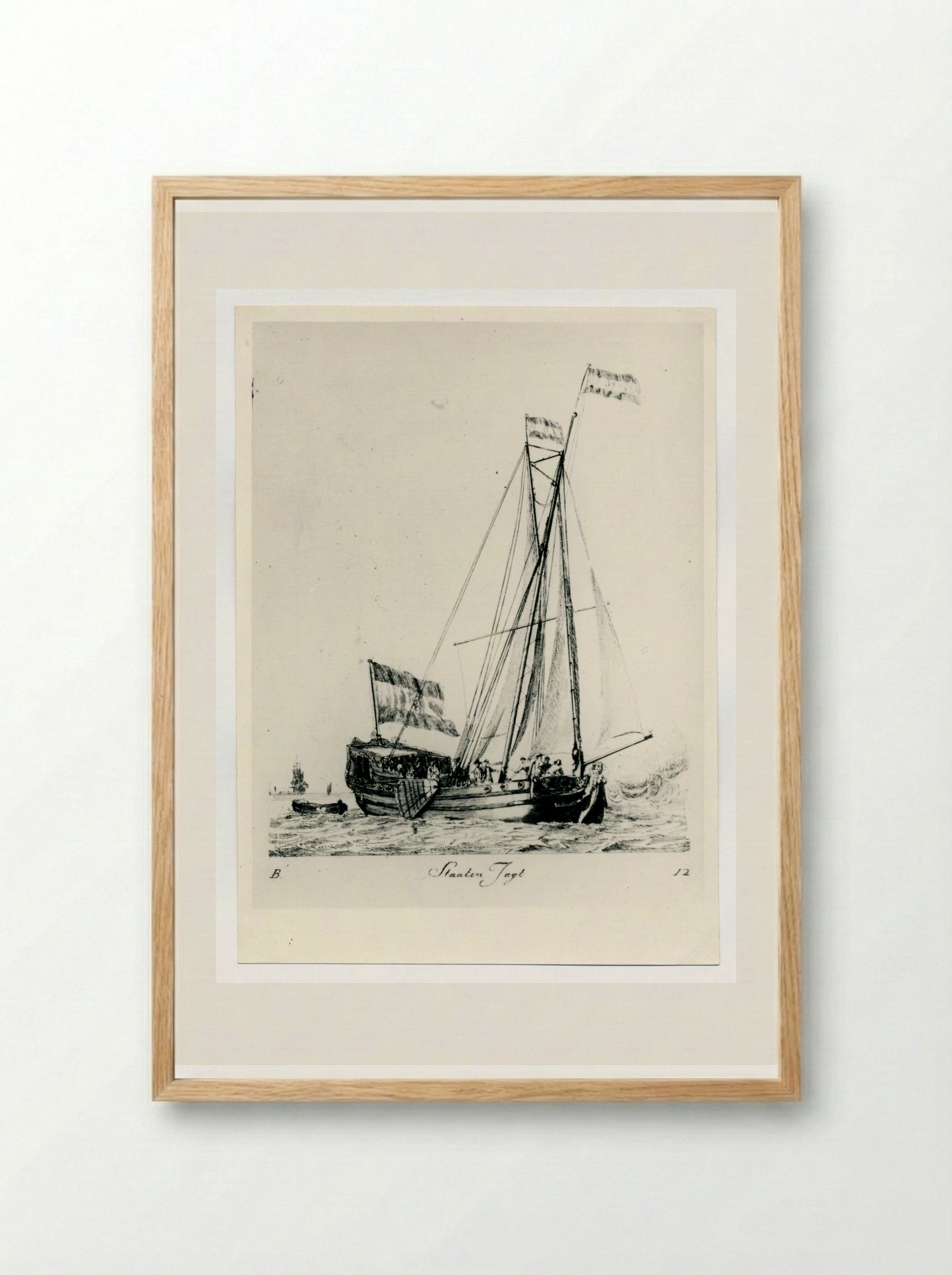 Staaten Jagt - Gerrit Groenewegen - Framed Print Wood