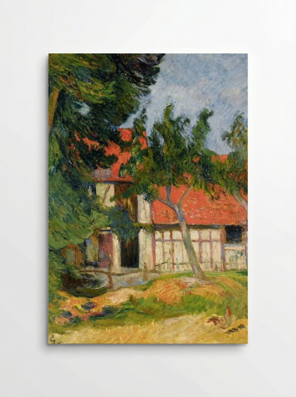 Stable near Dieppe - Paul Gauguin - Poster