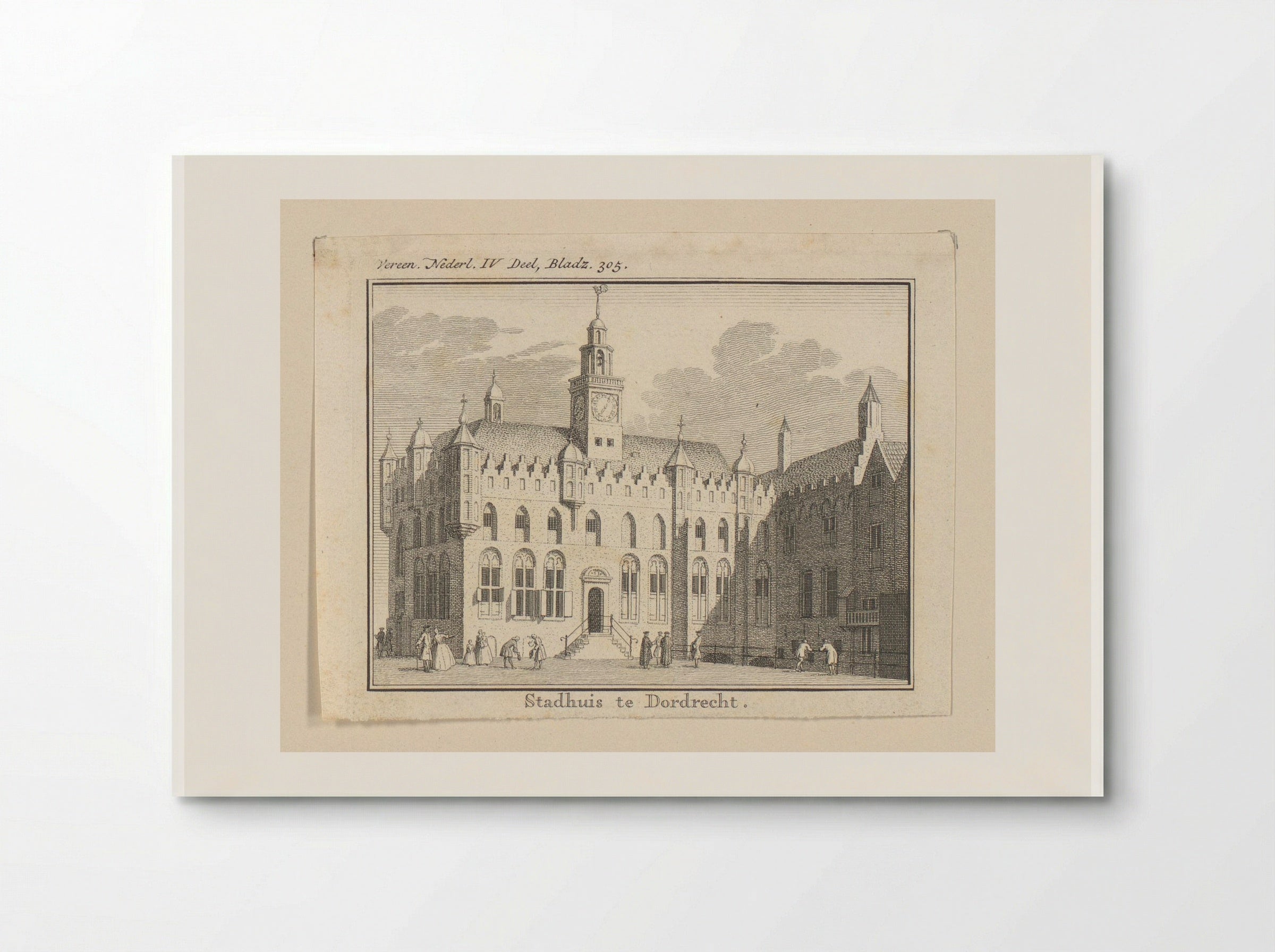 Stadhuis te Dordrecht - Jan Caspar Philips - Poster