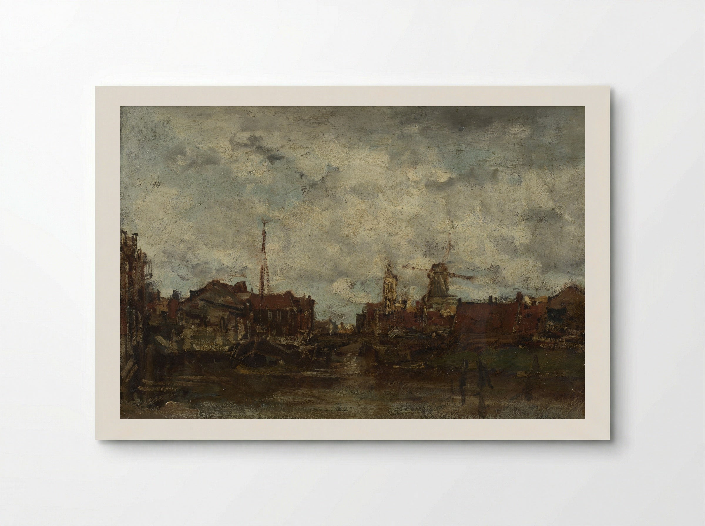 Stadsgezicht - Jacob Maris - Poster