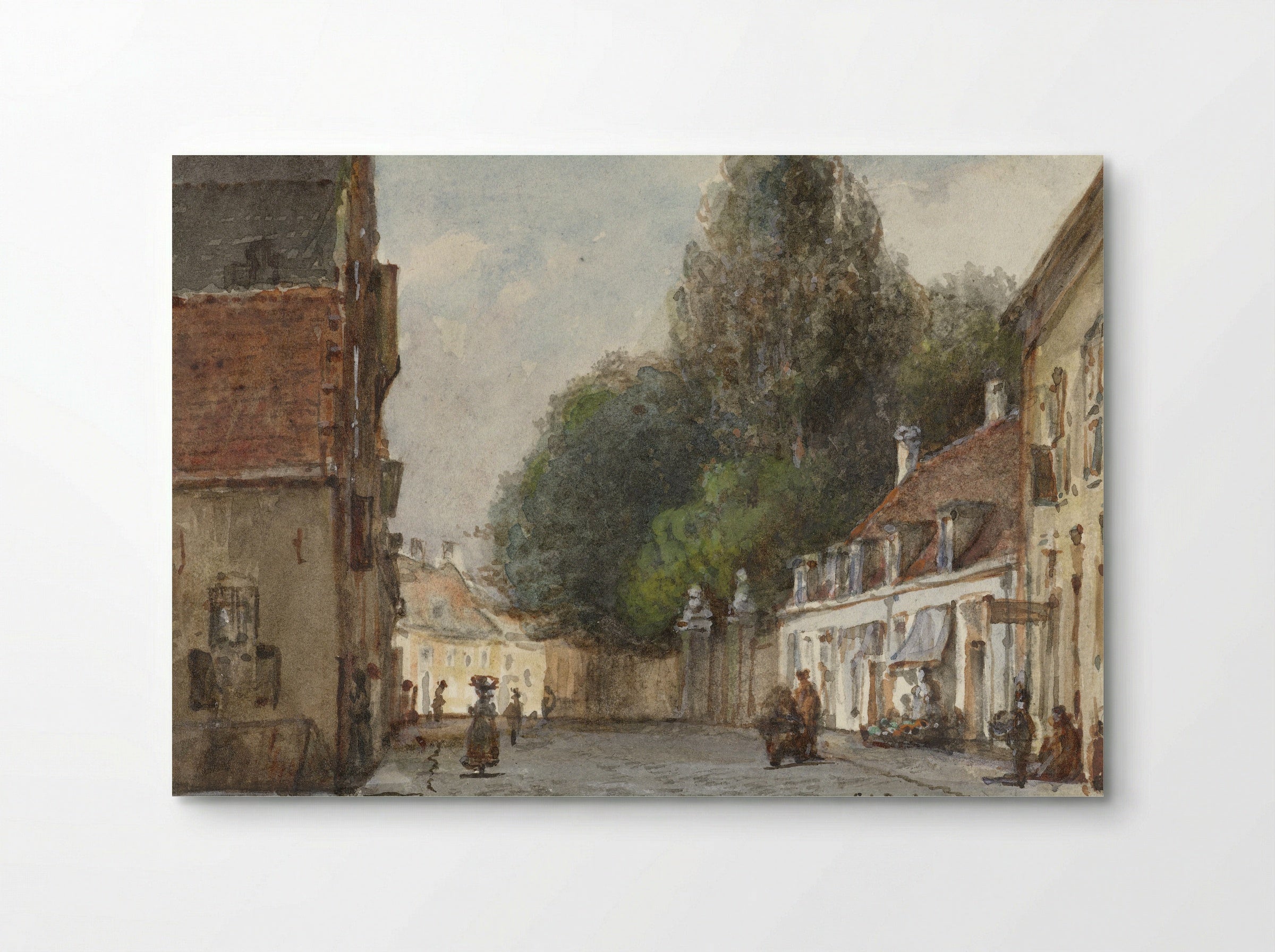 Stadsgezicht - Carel Jacobus Behr - Poster