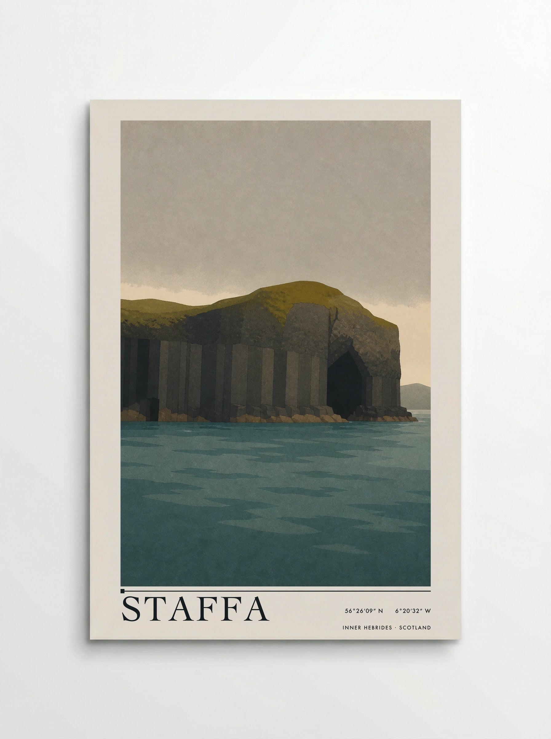 Staffa Travel Poster Artwork - Poster