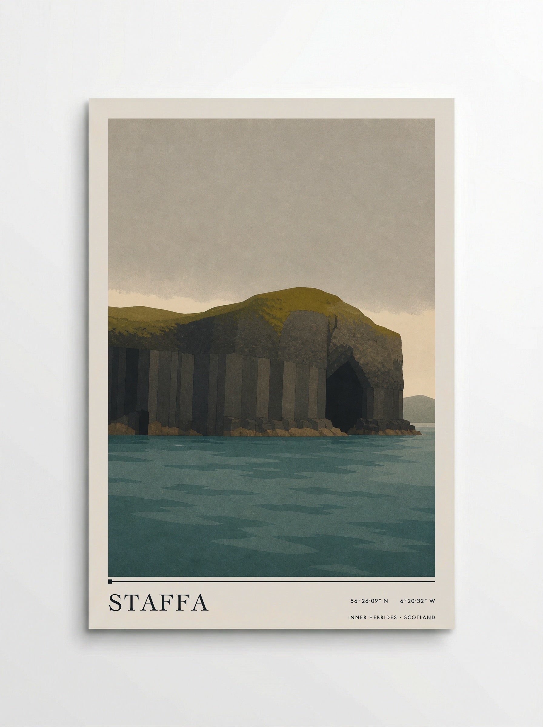 Staffa Travel Poster Artwork - Poster