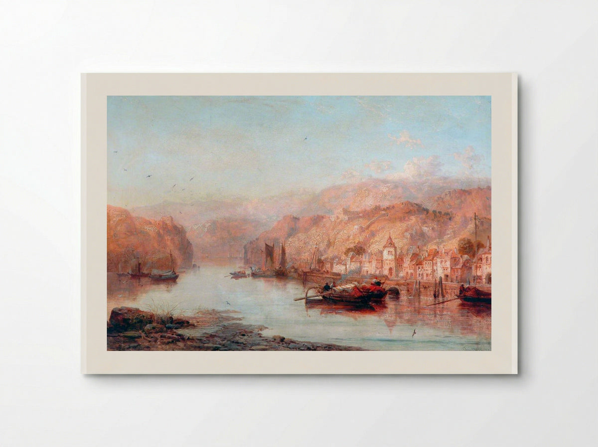 Stahleck Castle on the Rhine - James Webb - Poster