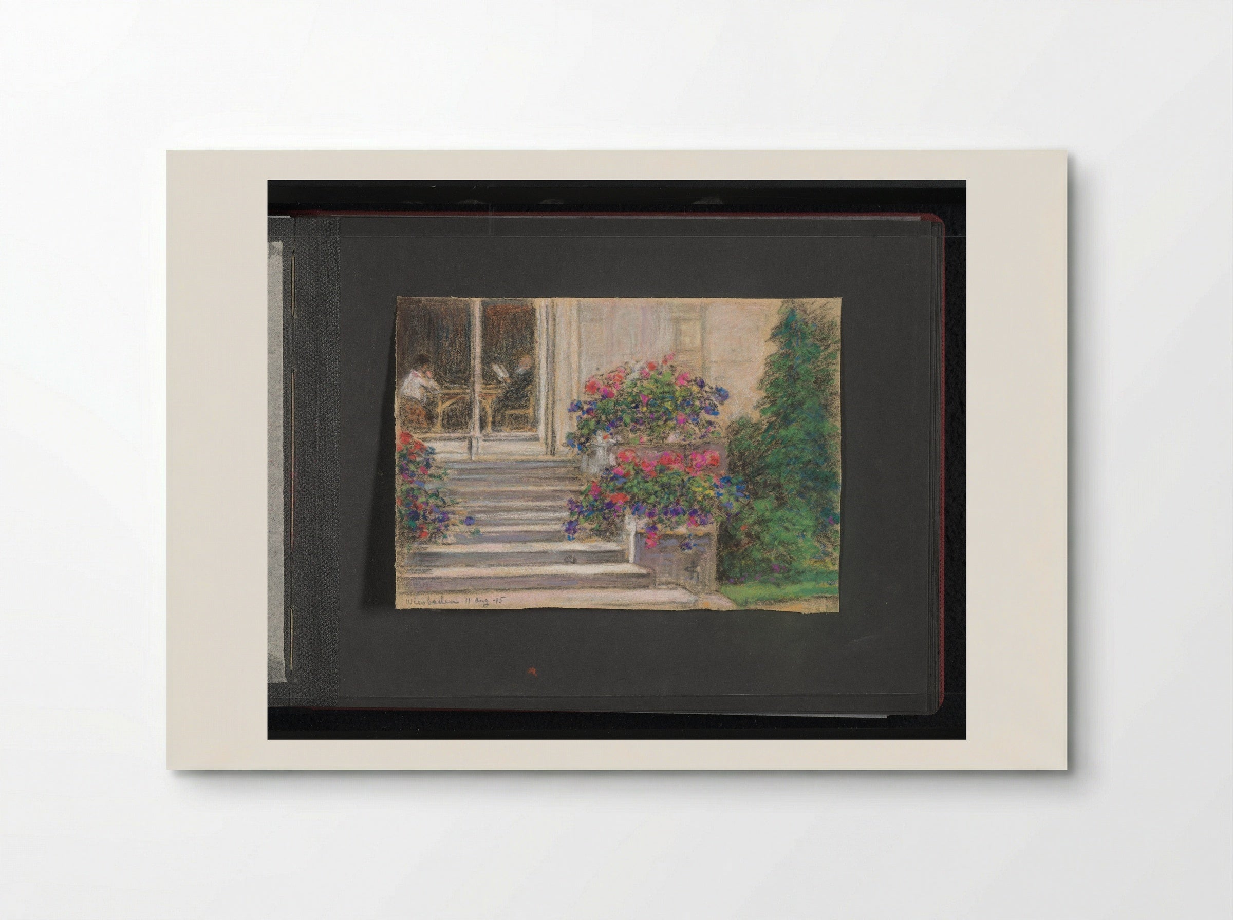Stairs with Flower Boxes in Wiesbaden - Carel Nicolaas Storm van 's-Gravesande - Poster