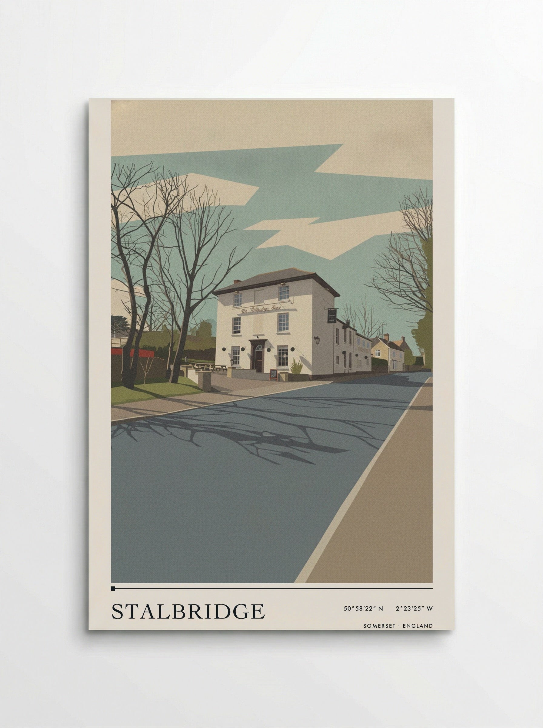 Stalbridge Somerset England Travel Poster - Poster