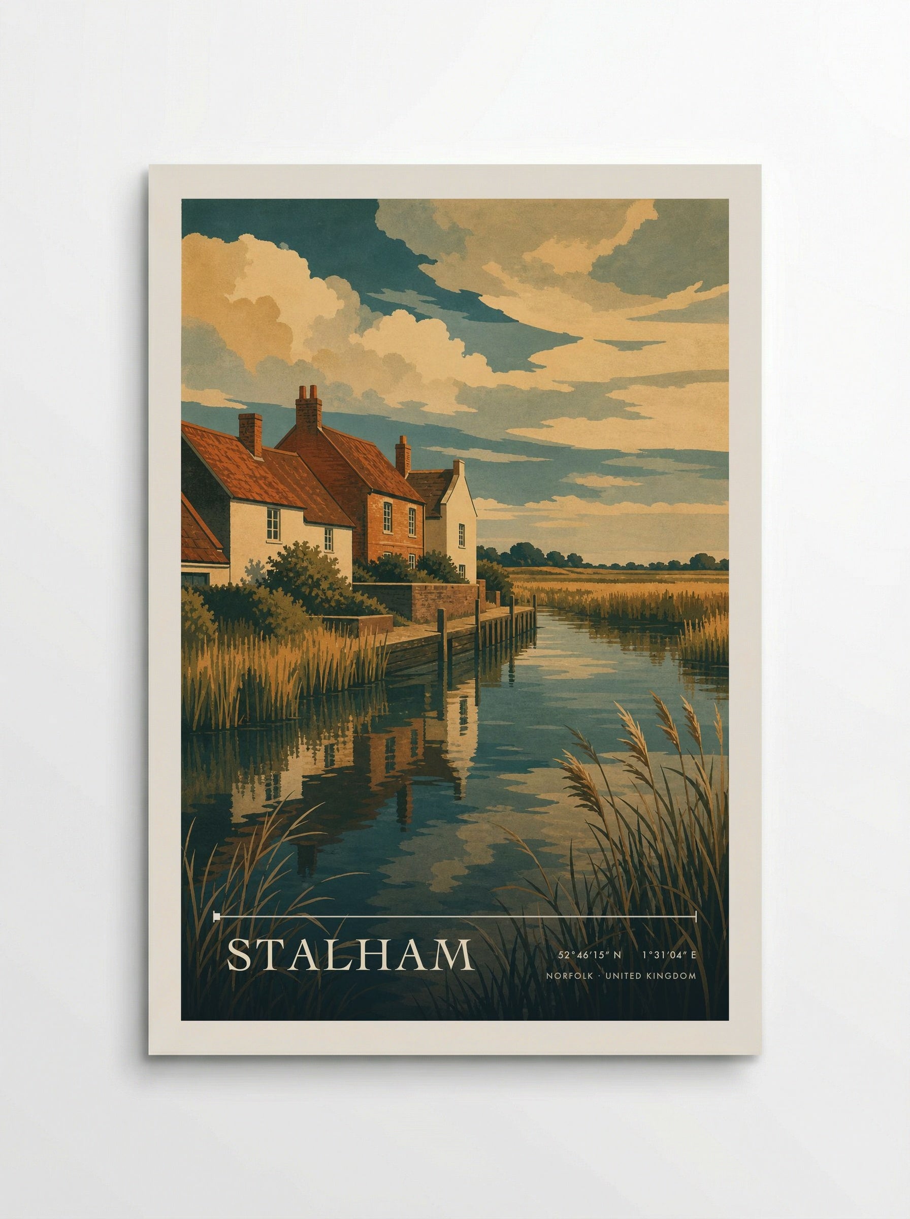 Stalham Norfolk United Kingdom Travel Poster - Poster